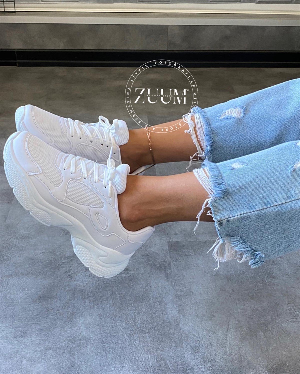 ATILGAN STORESNEAKERİles Kadın Sneakers - Beyaz