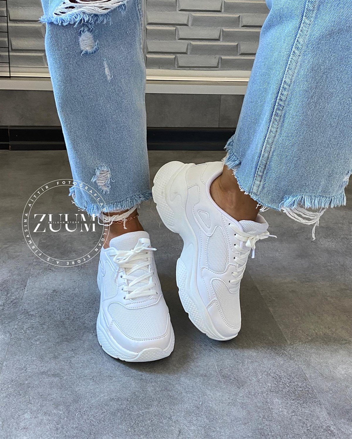 ATILGAN STORESNEAKERİles Kadın Sneakers - Beyaz