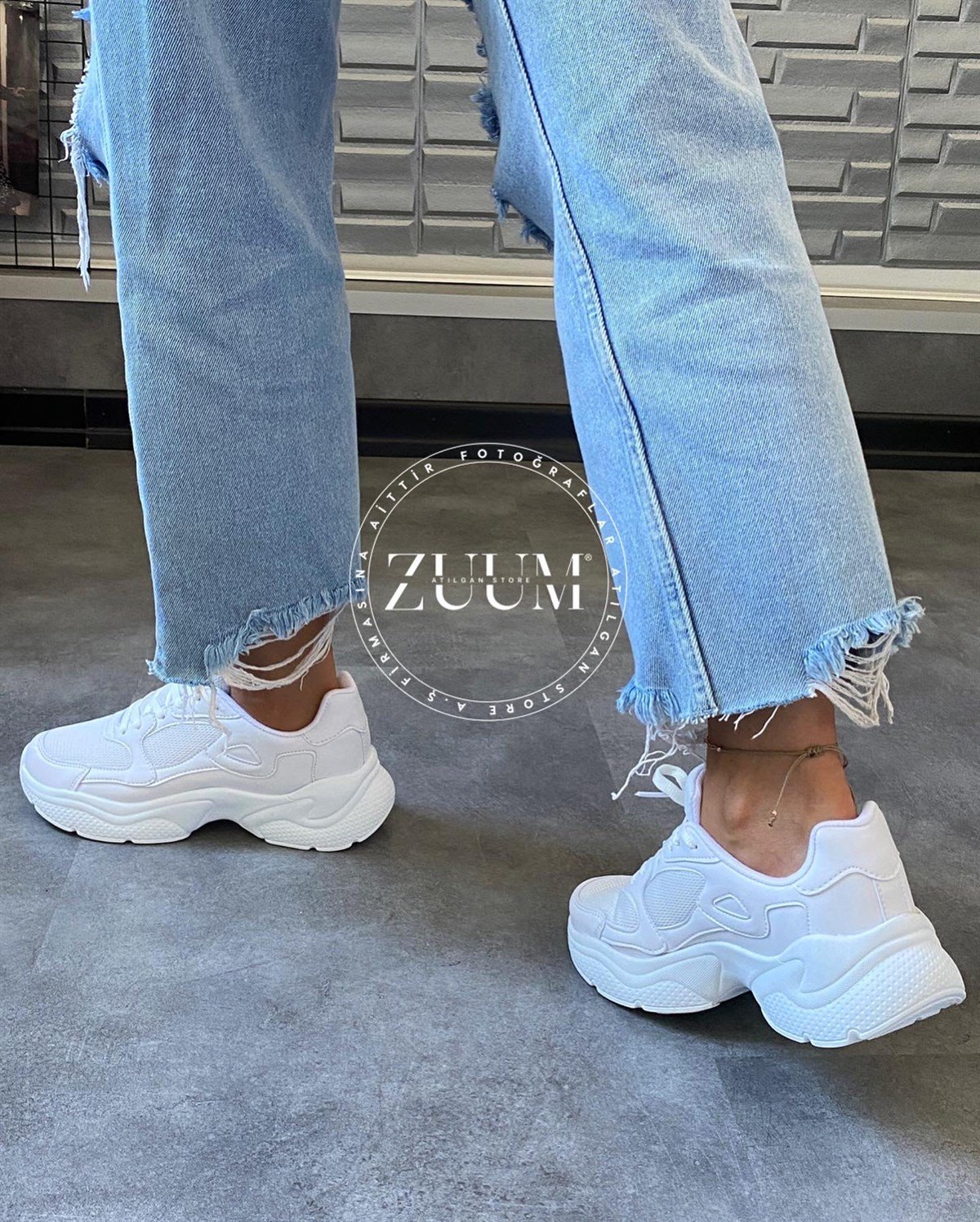 ATILGAN STORESNEAKERİles Kadın Sneakers - Beyaz