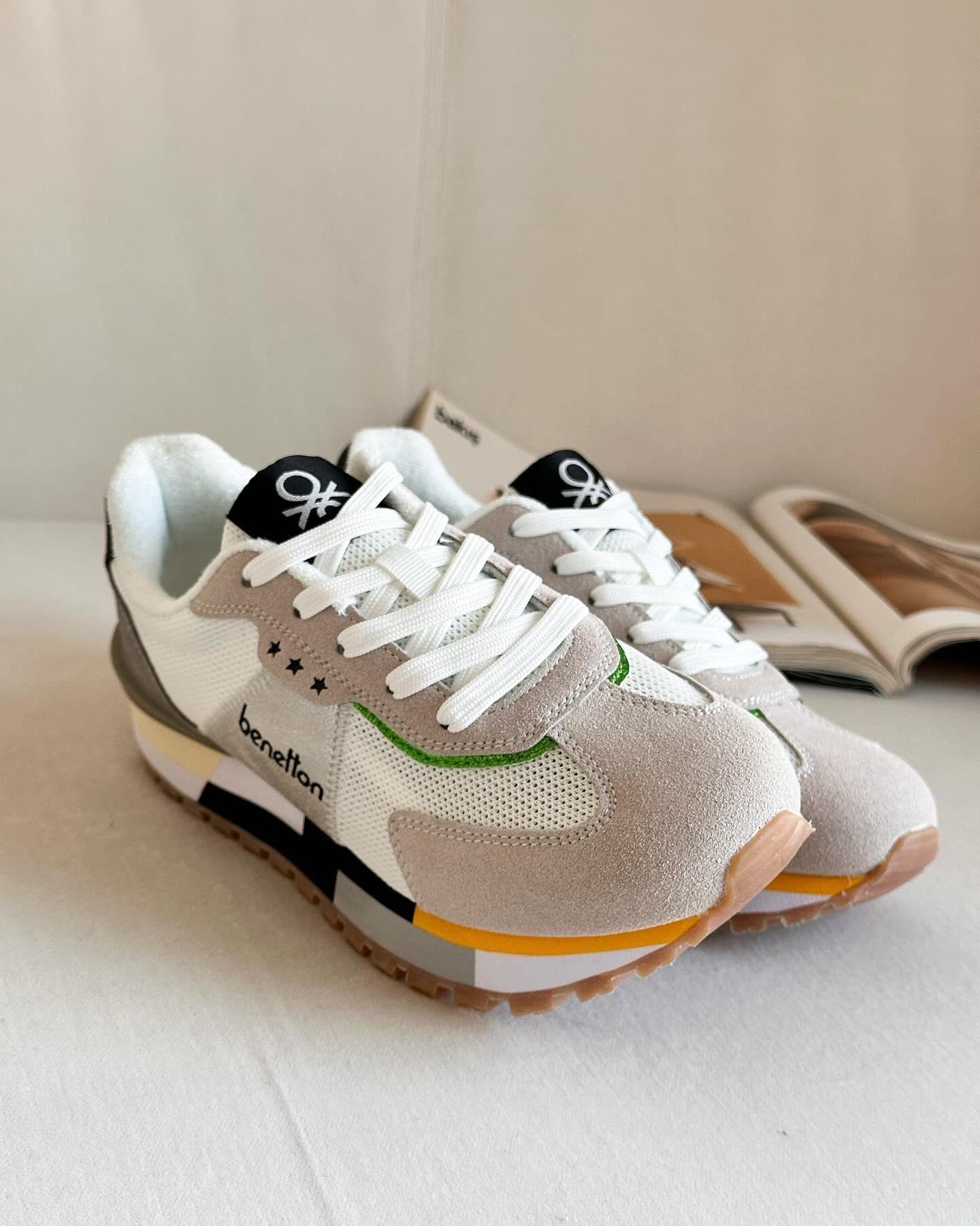 UNITED COLORS OF BENETTONSNEAKERBNT-10009 Benetton Kadın Sneaker - Beyaz & Gri