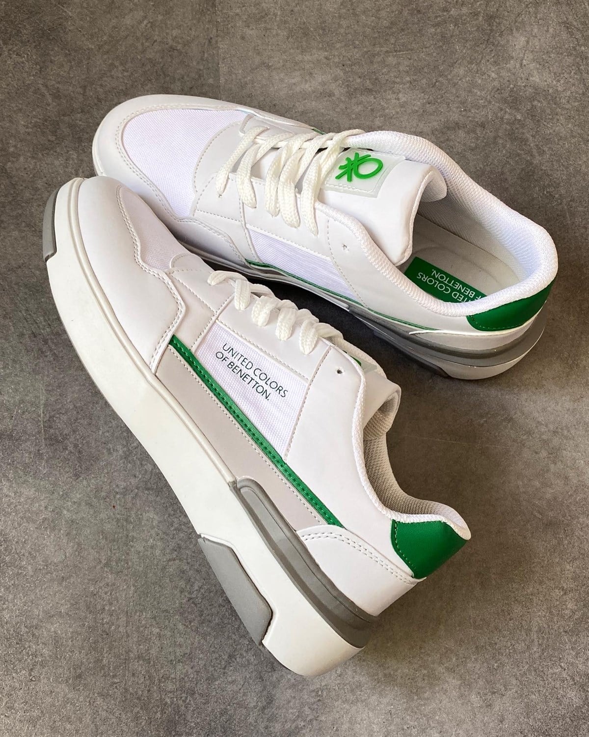 UNITED COLORS OF BENETTONErkekBNT-30681 Benetton Erkek Spor Ayakkabı - Beyaz