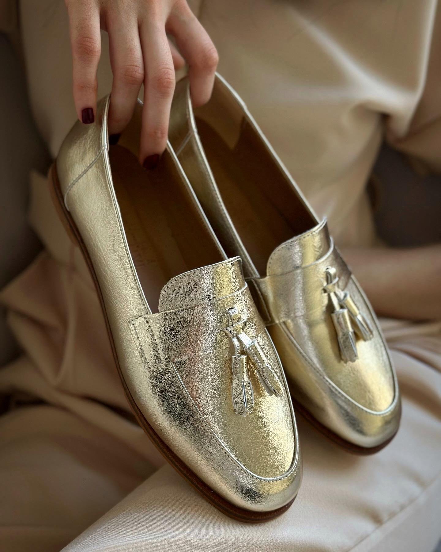ZUUMMAKOSEN & OXFORDBera Püsküllü Günlük Kadın Loafer - Altın