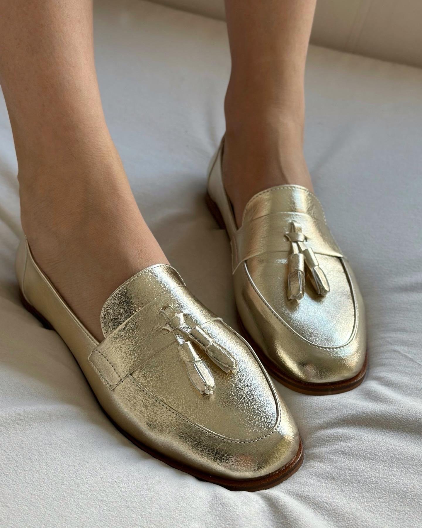 ZUUMMAKOSEN & OXFORDBera Püsküllü Günlük Kadın Loafer - Altın
