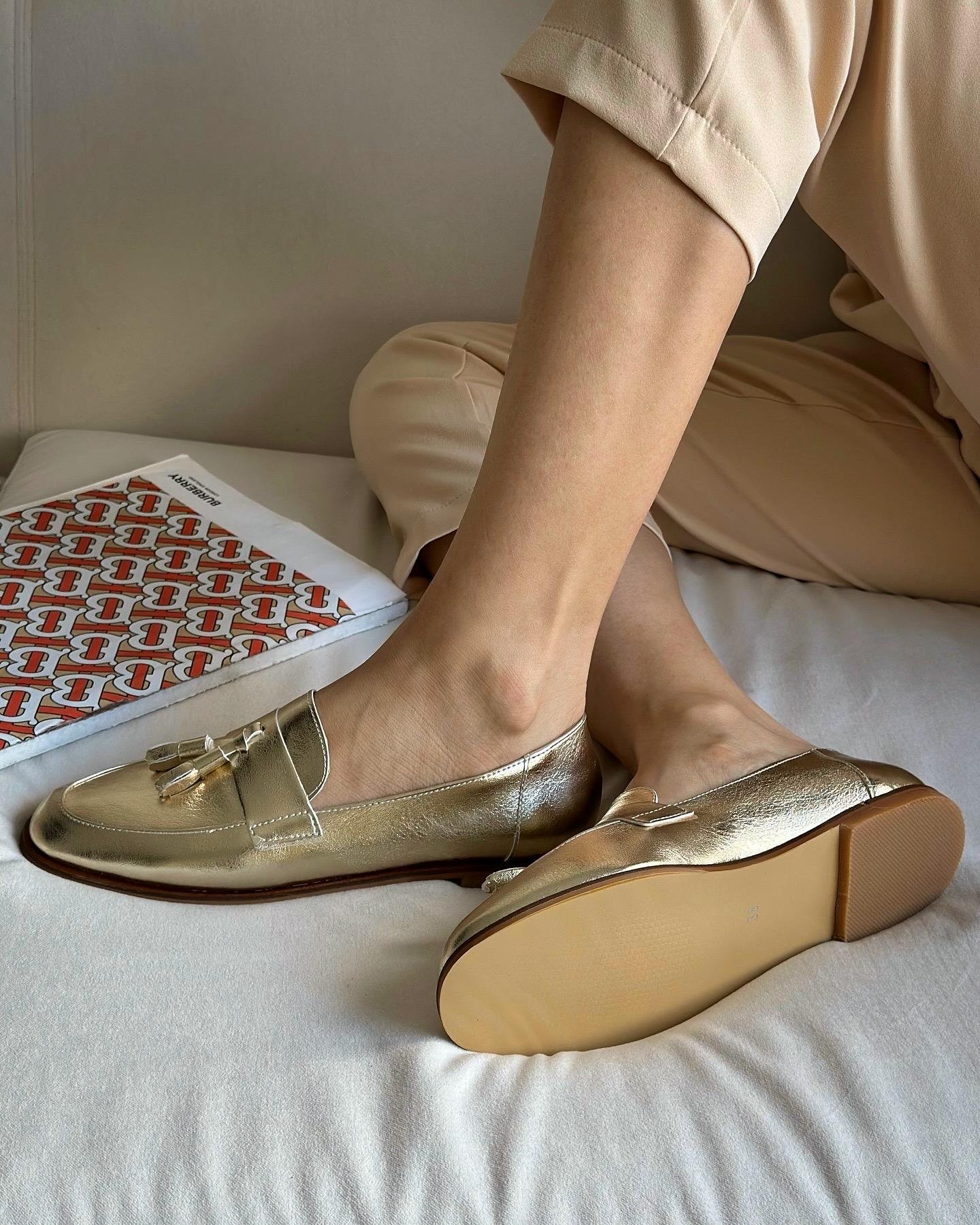 ZUUMMAKOSEN & OXFORDBera Püsküllü Günlük Kadın Loafer - Altın