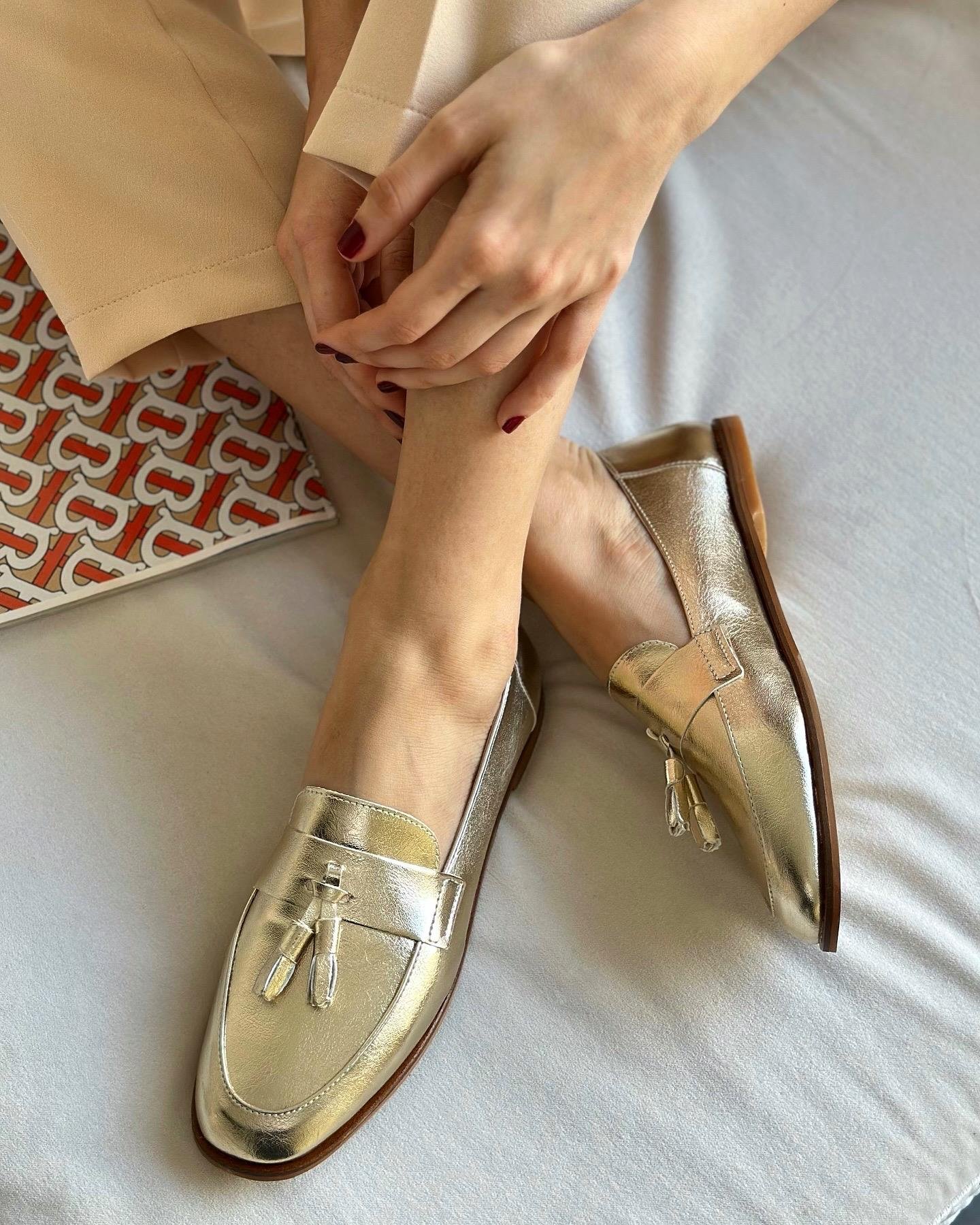 ZUUMMAKOSEN & OXFORDBera Püsküllü Günlük Kadın Loafer - Altın