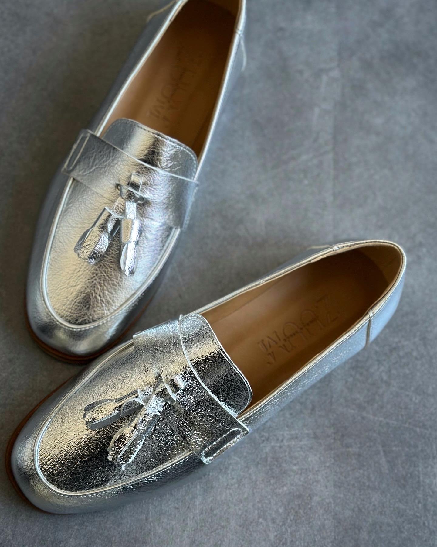 ZUUMMAKOSEN & OXFORDBera Püsküllü Günlük Kadın Loafer - Gümüş