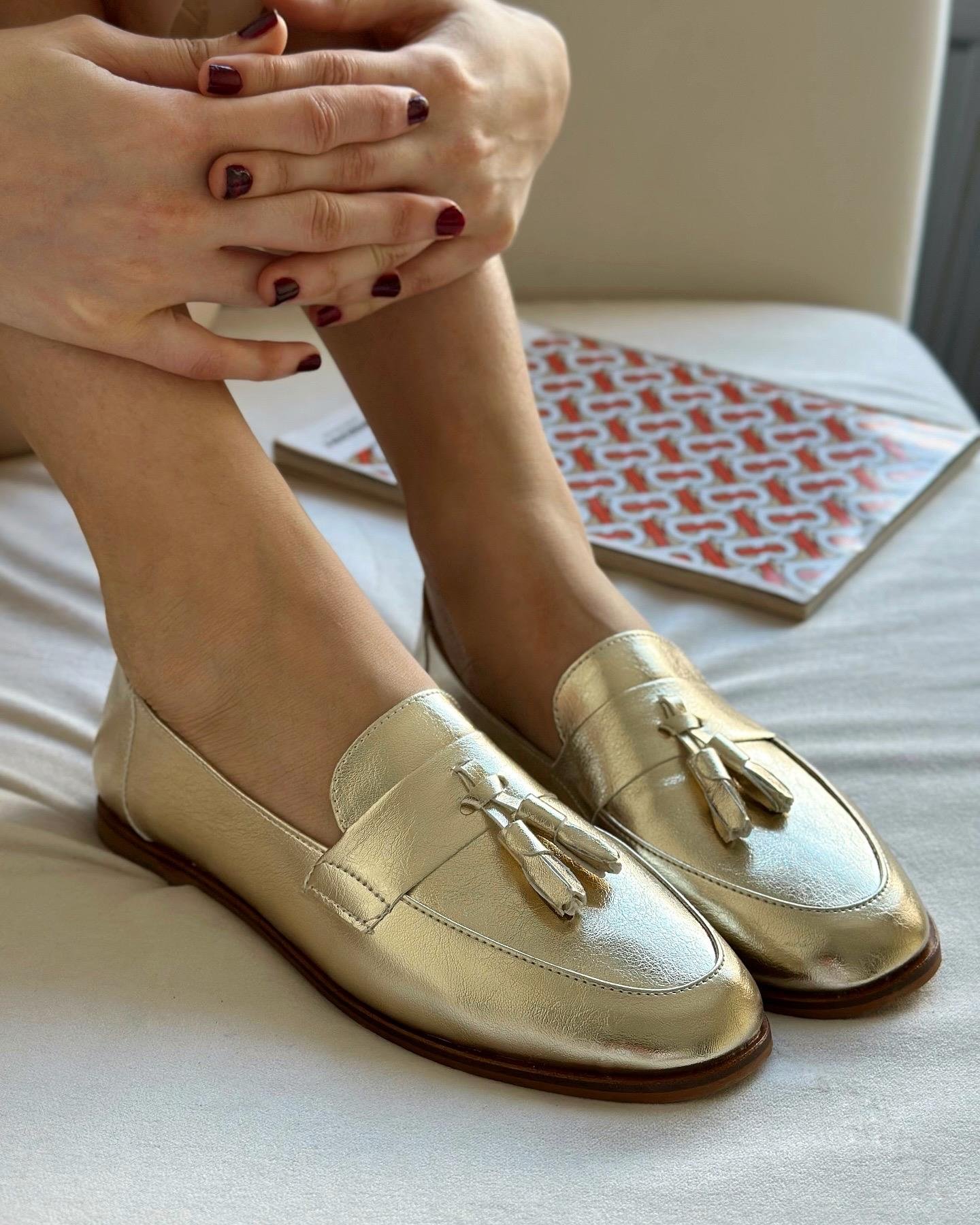 ZUUMMAKOSEN & OXFORDBera Püsküllü Günlük Kadın Loafer - Altın