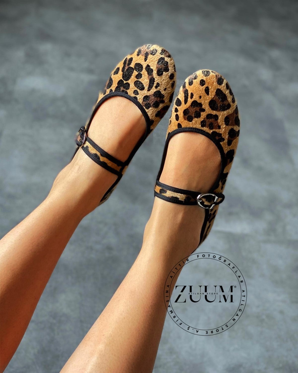 ZUUMBabet & EspadrilBeys Kadın Babet - Leopar