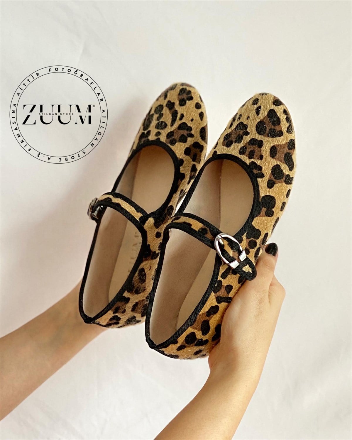ZUUMBabet & EspadrilBeys Kadın Babet - Leopar