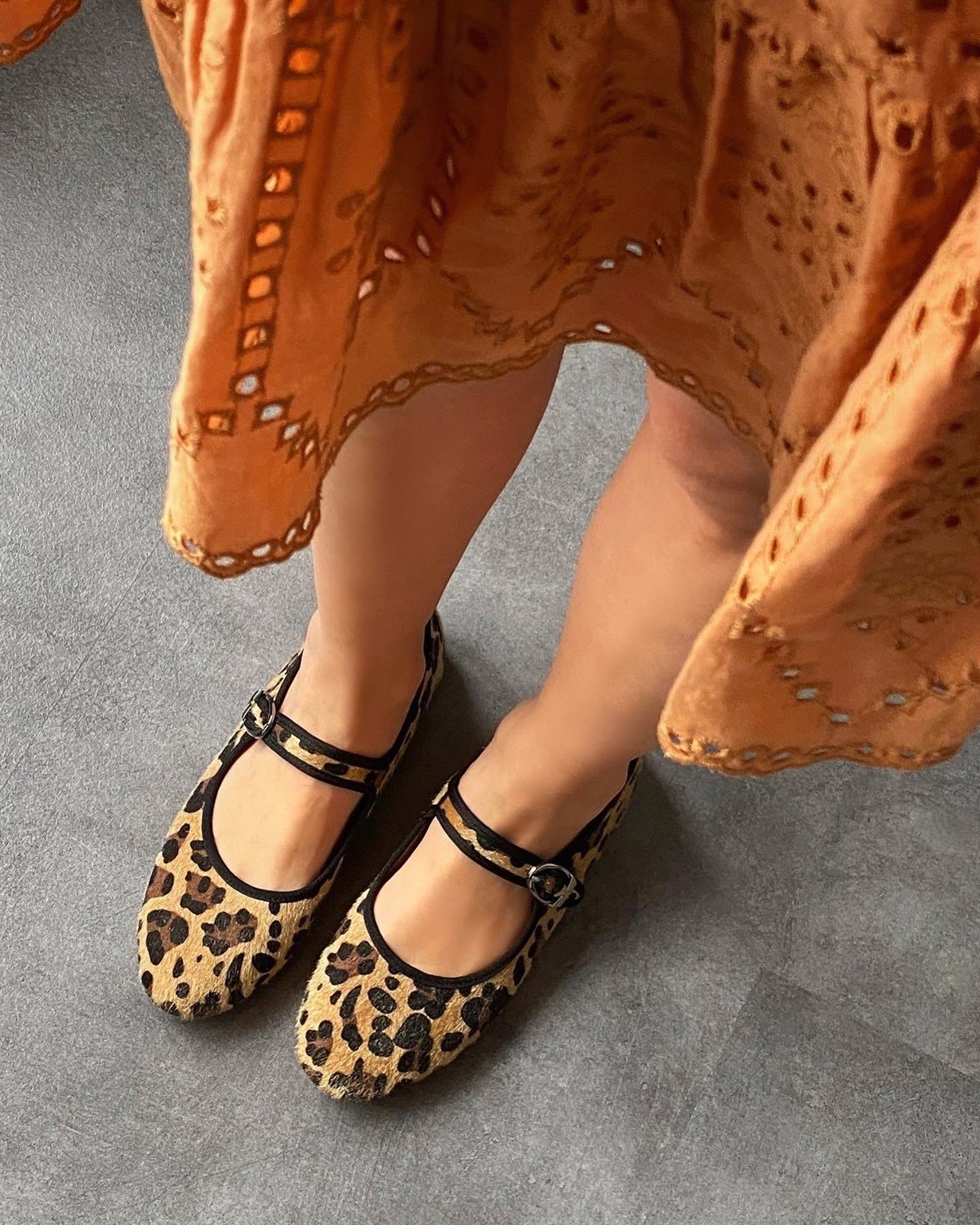 ZUUMBabet & EspadrilBeys Kadın Babet - Leopar