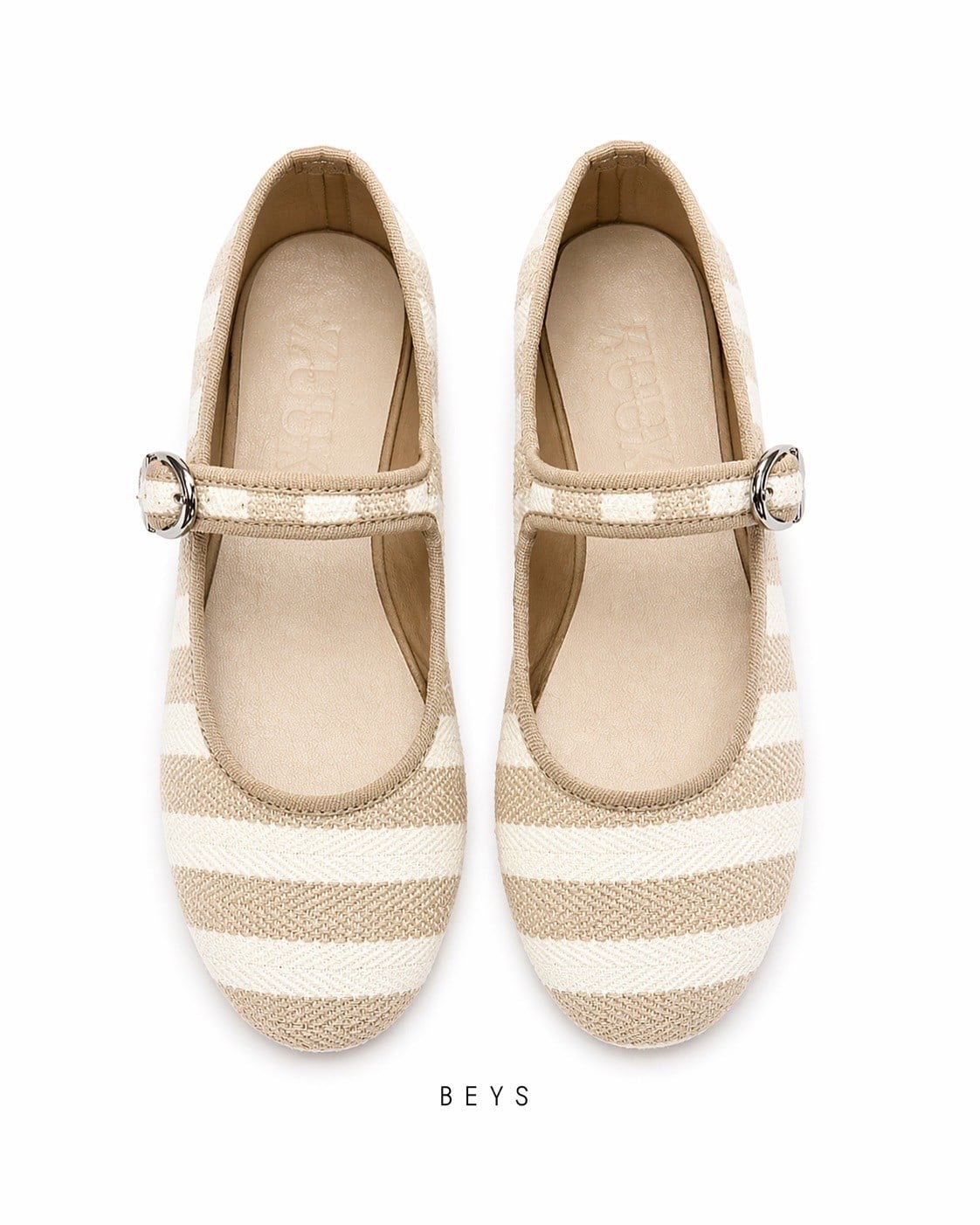 ZUUMBABET & LOAFERBeys Mary Jane Kadın Balerin Babet - Nude & Ten