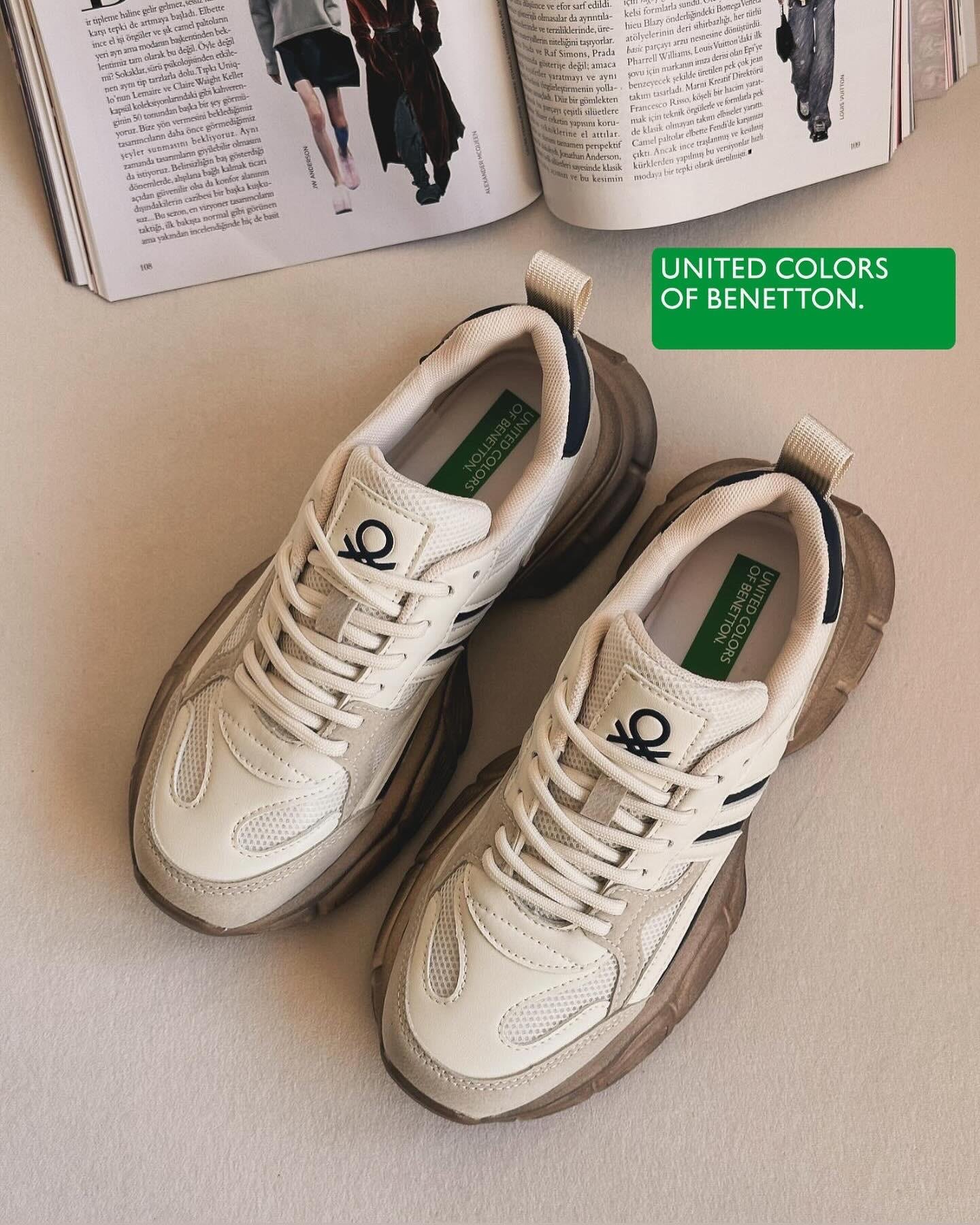 ZUUMSNEAKERBNT-10280 İthal,Lüx Seçim Kadın Sneaker - Bej
