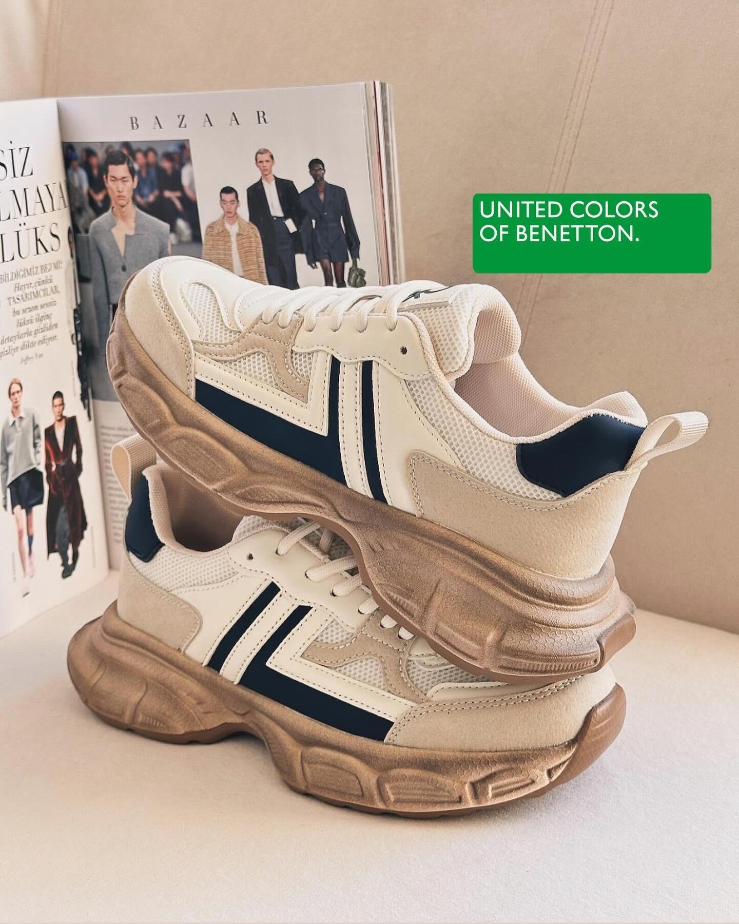 ZUUMSNEAKERBNT-10280 İthal,Lüx Seçim Kadın Sneaker - Bej