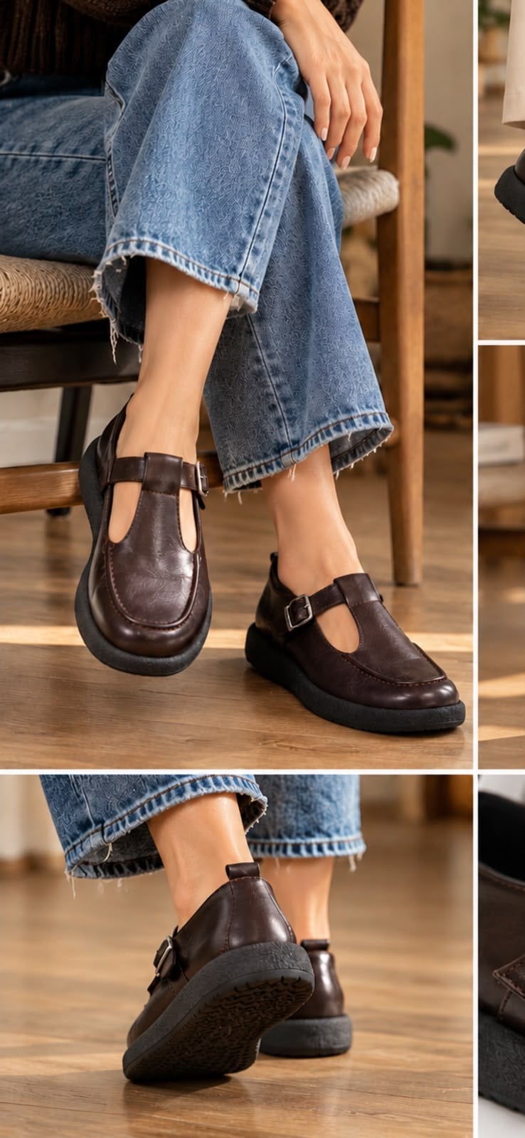 ZUUMBABET & LOAFERBresa Günlük Kadın Makosen Ayakkabı - Kahve Rustik