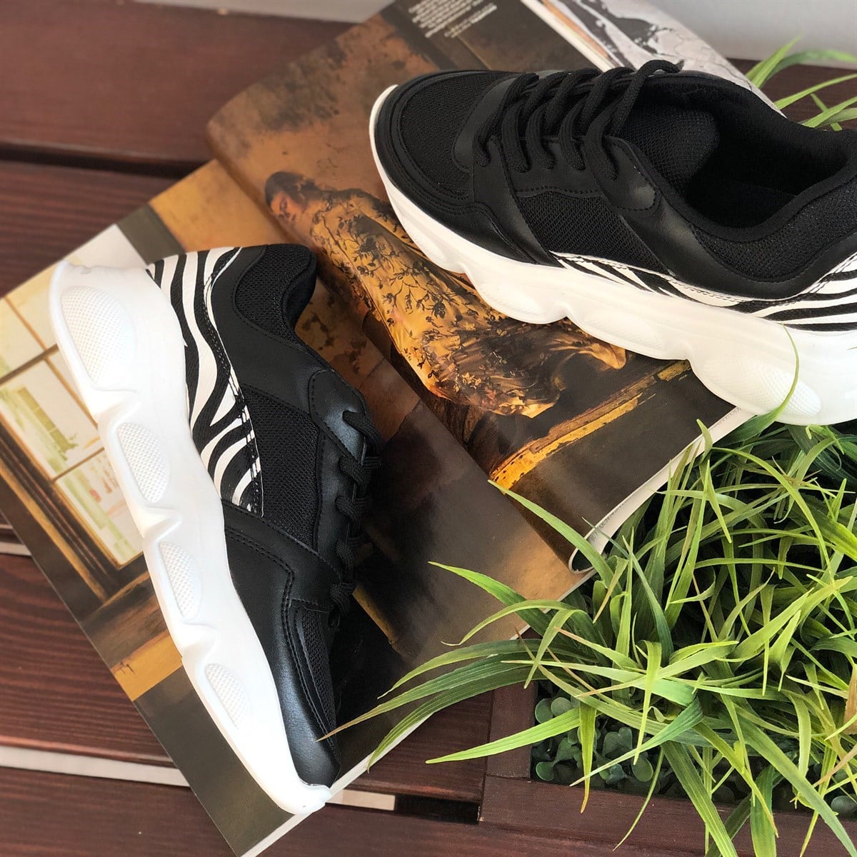 ZUUMSneakersCandy Günlük Spor Ayakkabı - Siyah & Zebra