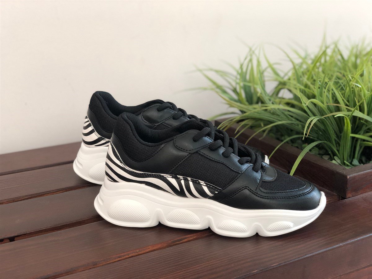 ZUUMSneakersCandy Günlük Spor Ayakkabı - Siyah & Zebra