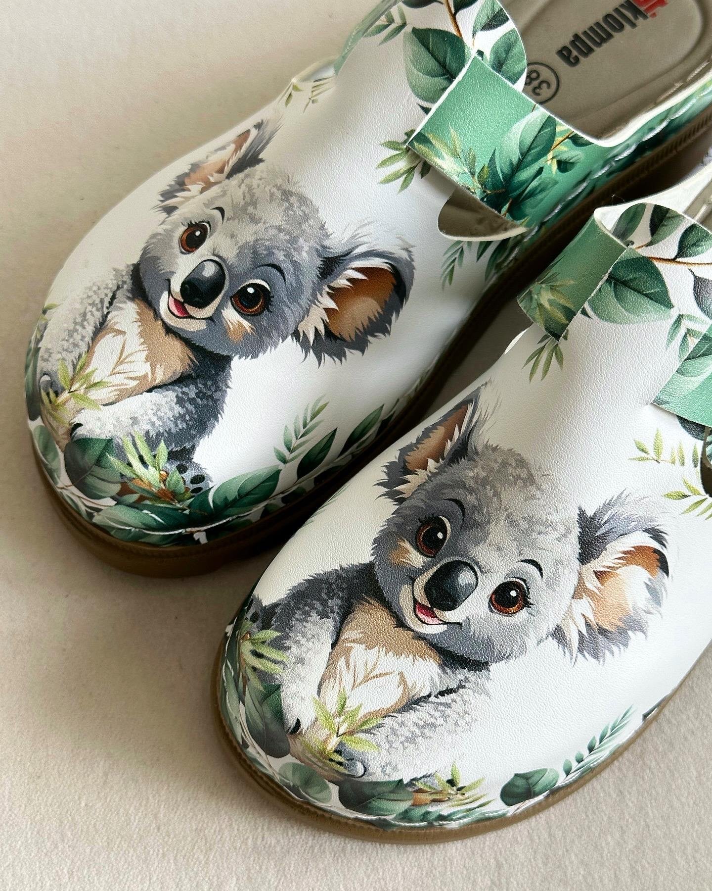 ZUUMSANDALET & TERLİKDr Betty Baskılı Anatomic Kadın Sabo - Koala