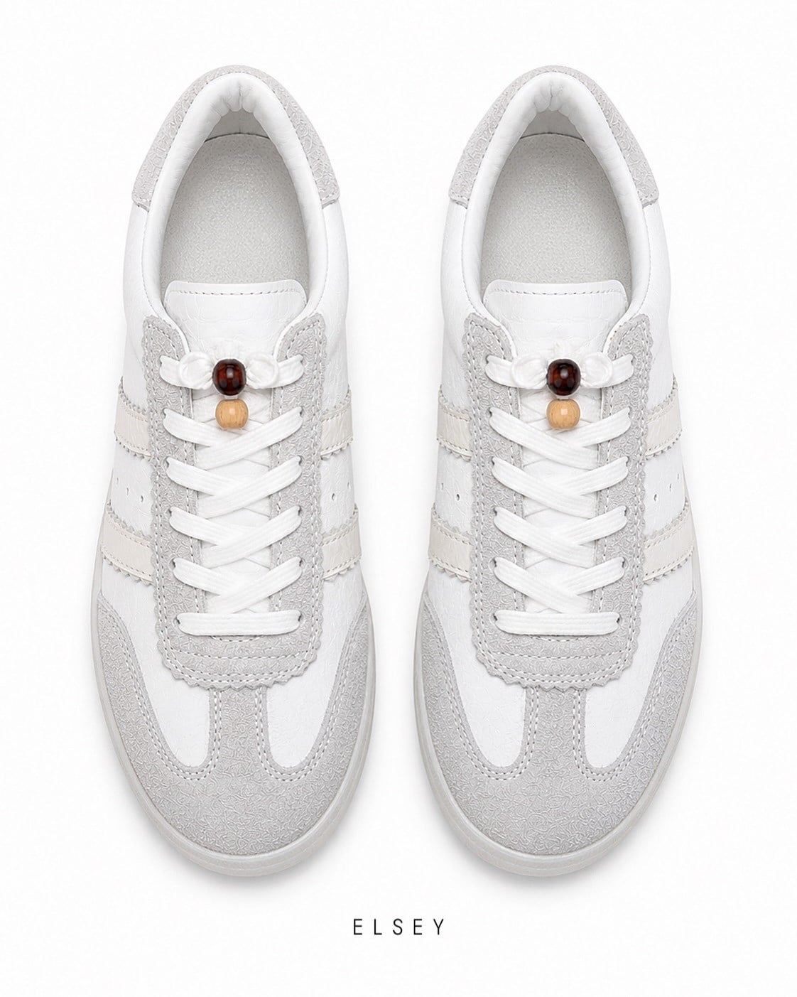 ZUUMSNEAKERElsey % 100 Hakiki Deri Kadın Sneaker - Beyaz Deri