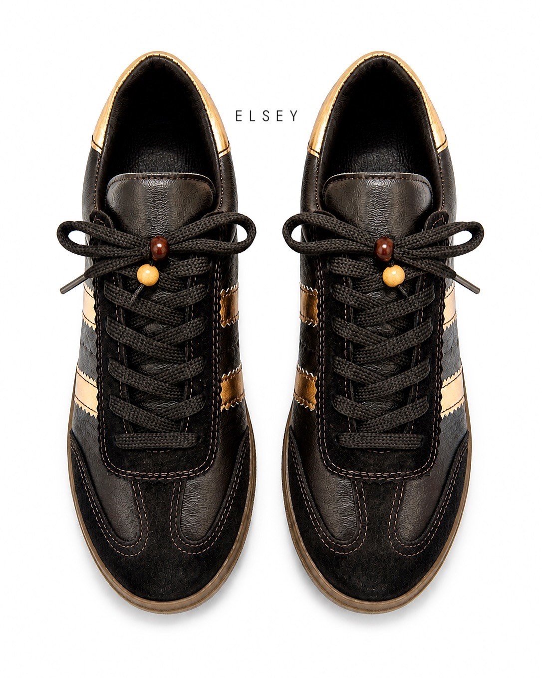 ZUUMSNEAKERElsey % 100 Hakiki Deri Kadın Sneaker - Kahve Deri