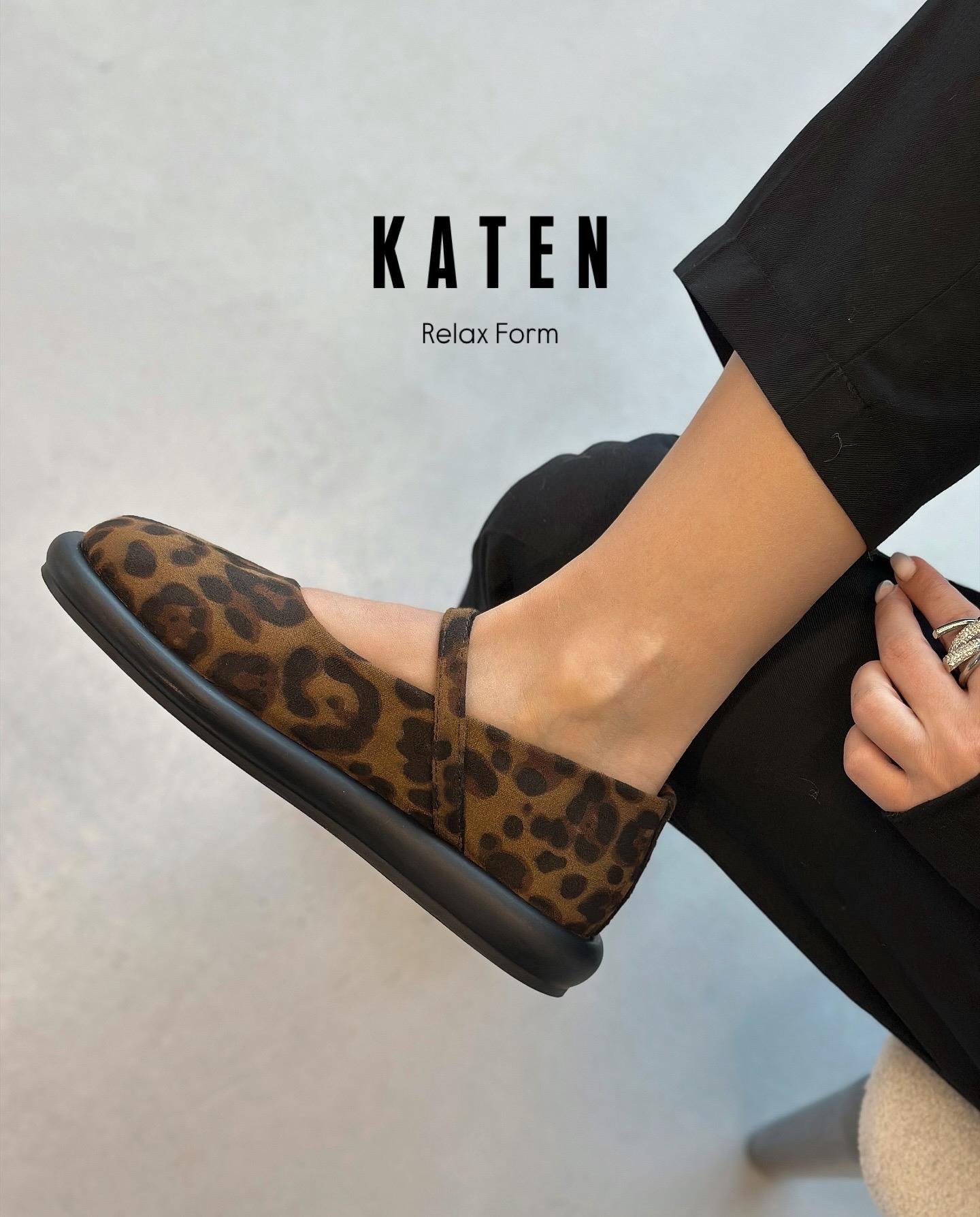 ZUUMMakosen & OxfordKaten Günlük Mary Jane Kadın Ayakkabı - Leopar