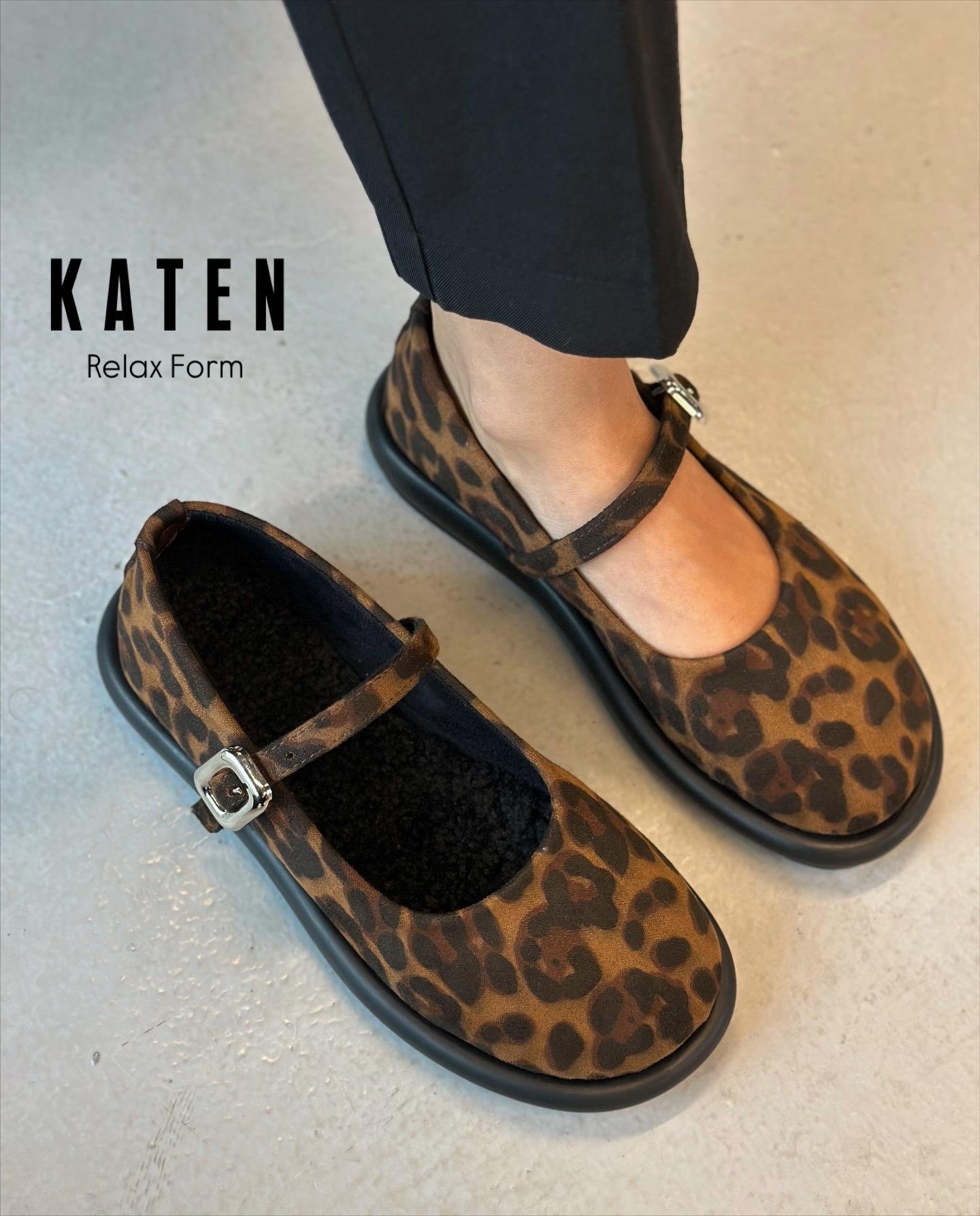 ZUUMMakosen & OxfordKaten Günlük Mary Jane Kadın Ayakkabı - Leopar