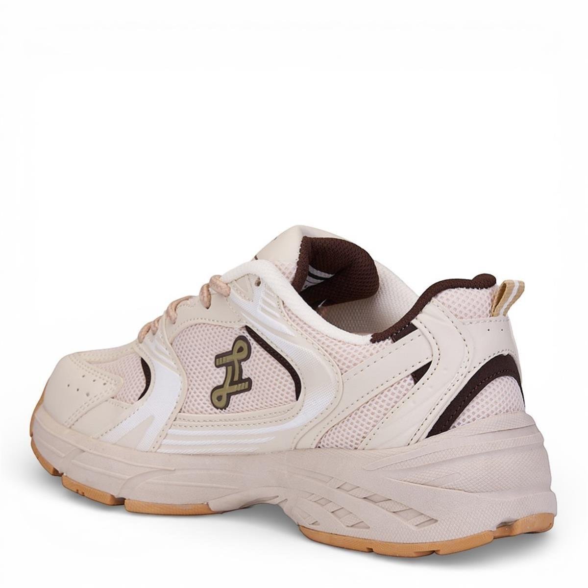 ZUUMSNEAKERLepons Günlük Kadın Sneaker - Bej & Kahve