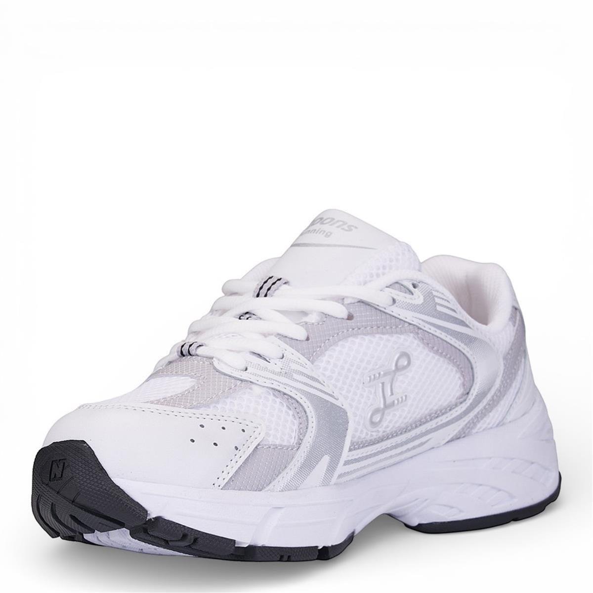 ZUUMSNEAKERLepons Günlük Kadın Sneaker - Beyaz & Gümüş