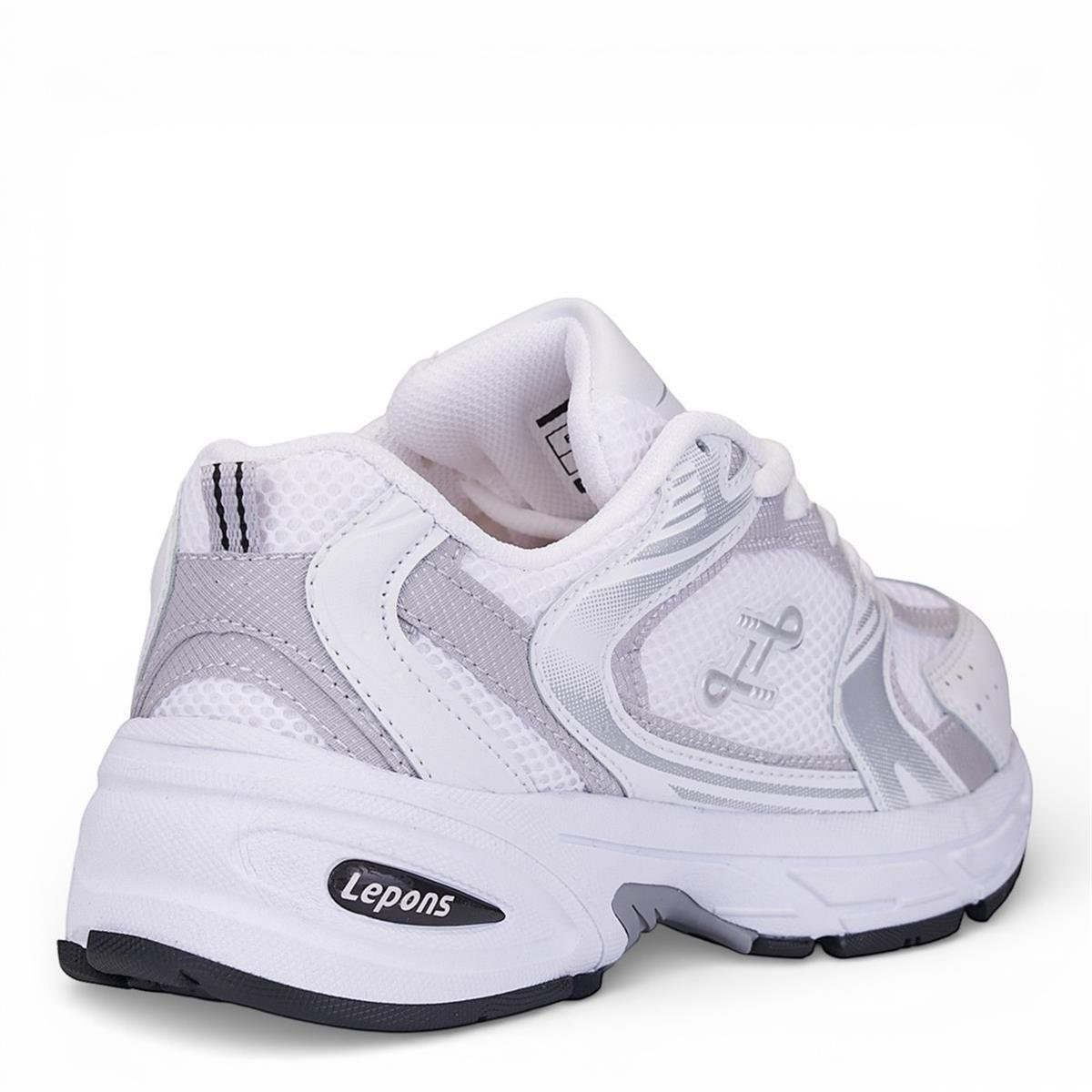 ZUUMSNEAKERLepons Günlük Kadın Sneaker - Beyaz & Gümüş
