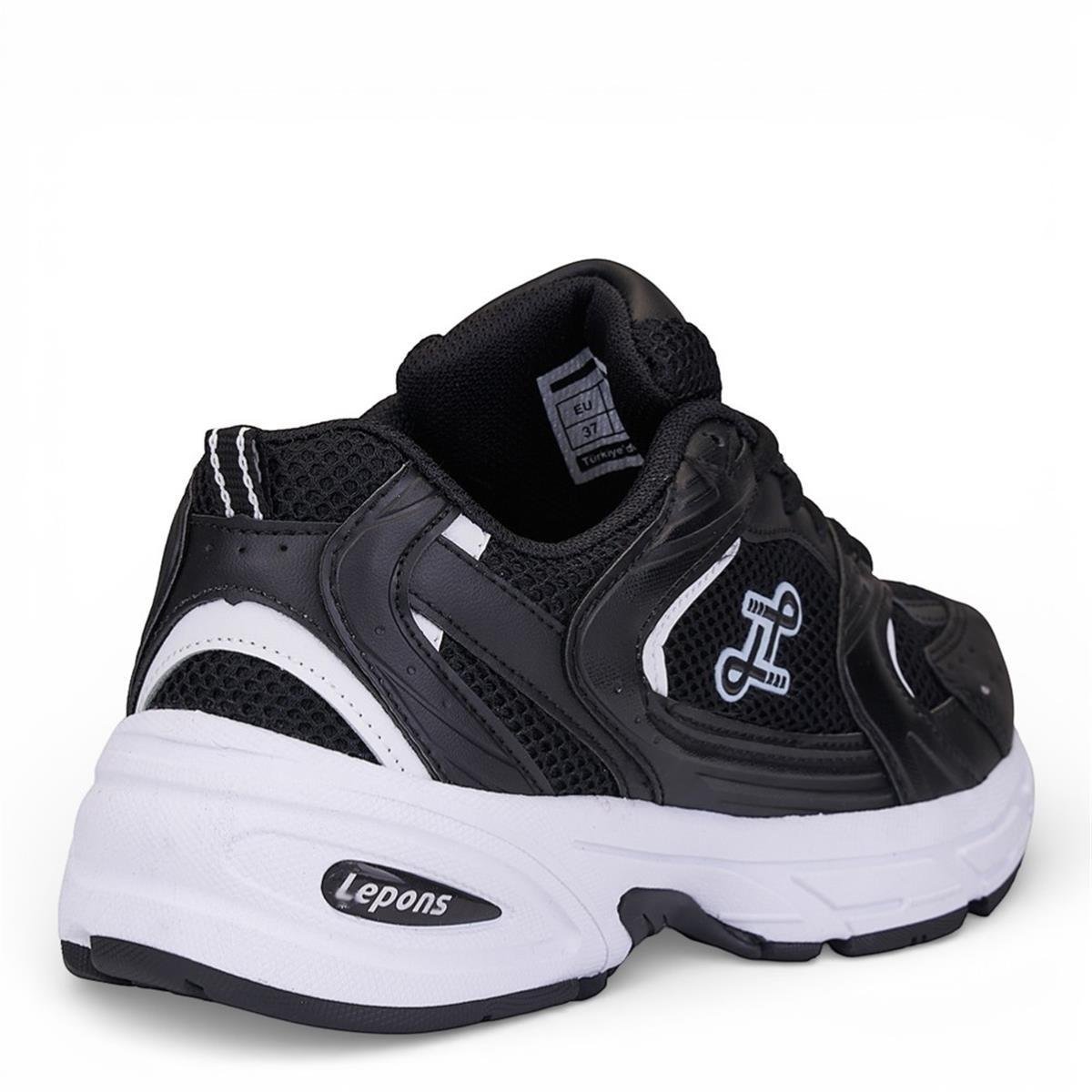 ZUUMSNEAKERLepons Günlük Kadın Sneaker - Siyah & Beyaz