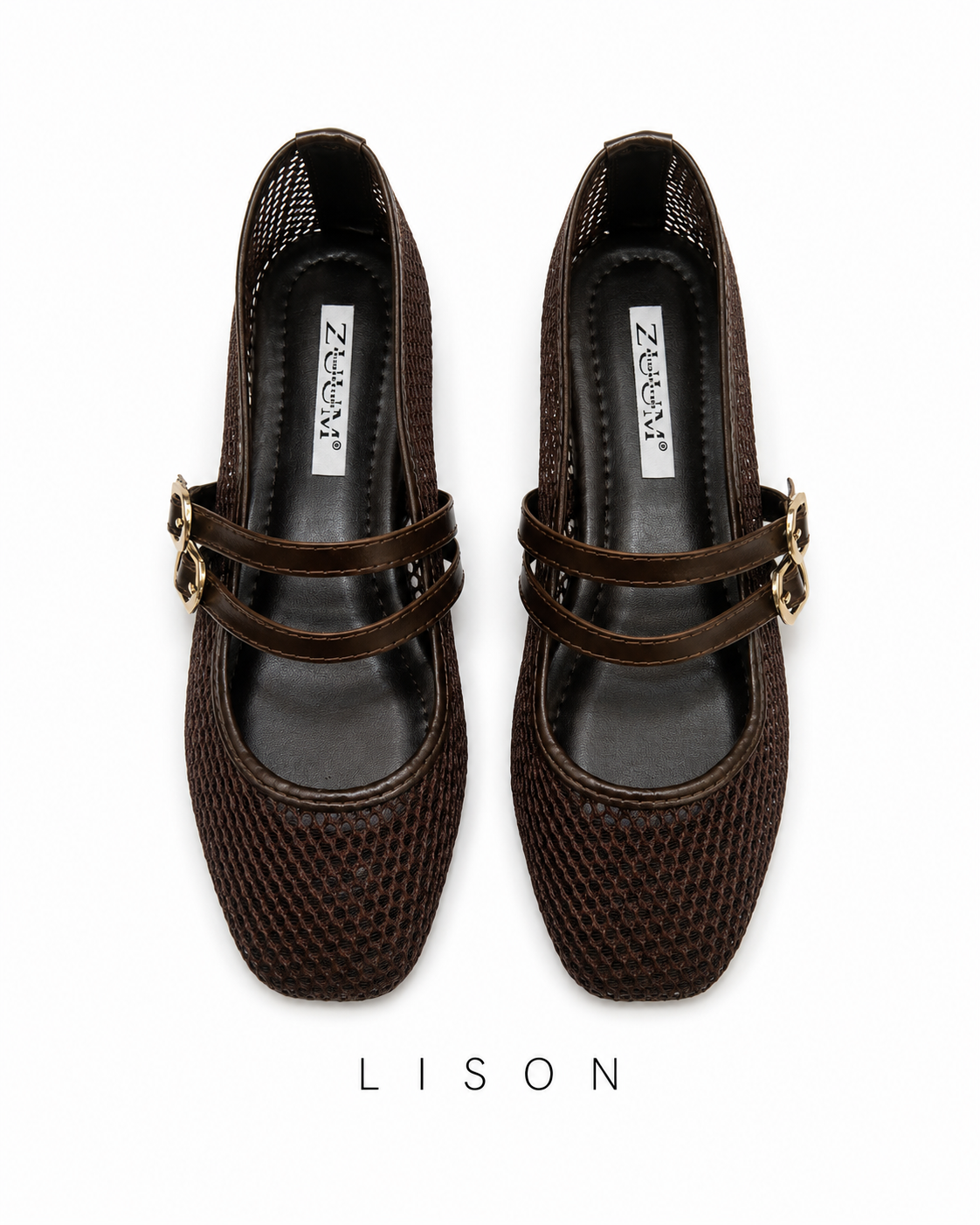 ZUUMBABET & LOAFERLison File Kadın Babet - Kahve