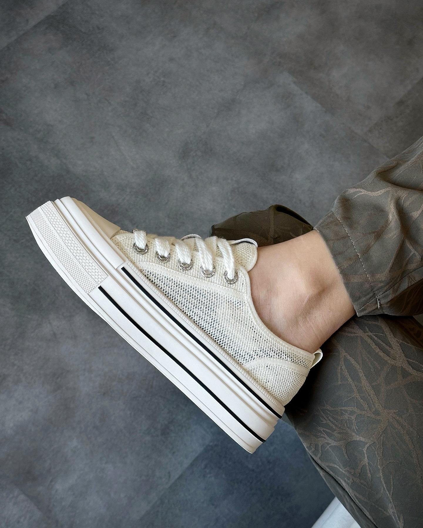 ZUUMSNEAKERMumol Kalın Tabanlı Kadın Günlük Ayakkabı - Beyaz