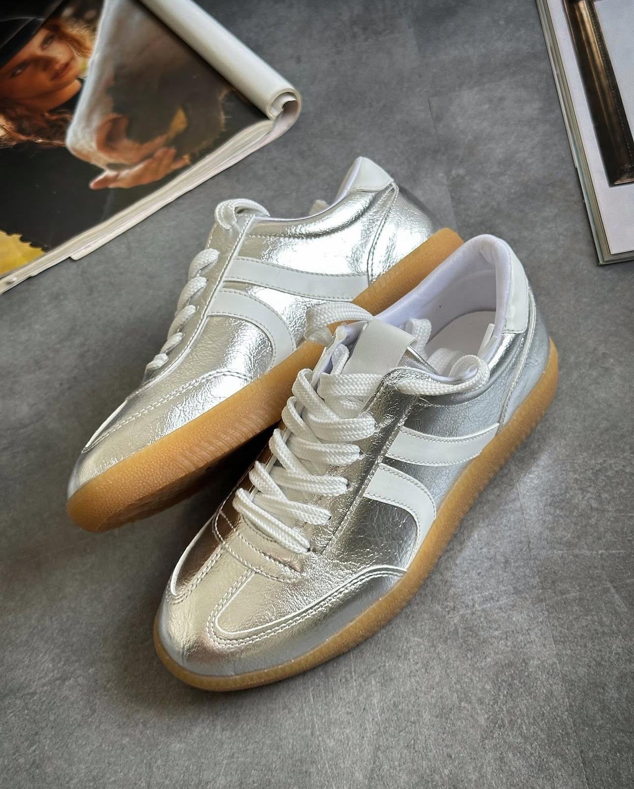 ZUUMSNEAKEROdin Kadın Sneaker - Gümüş & Beyaz