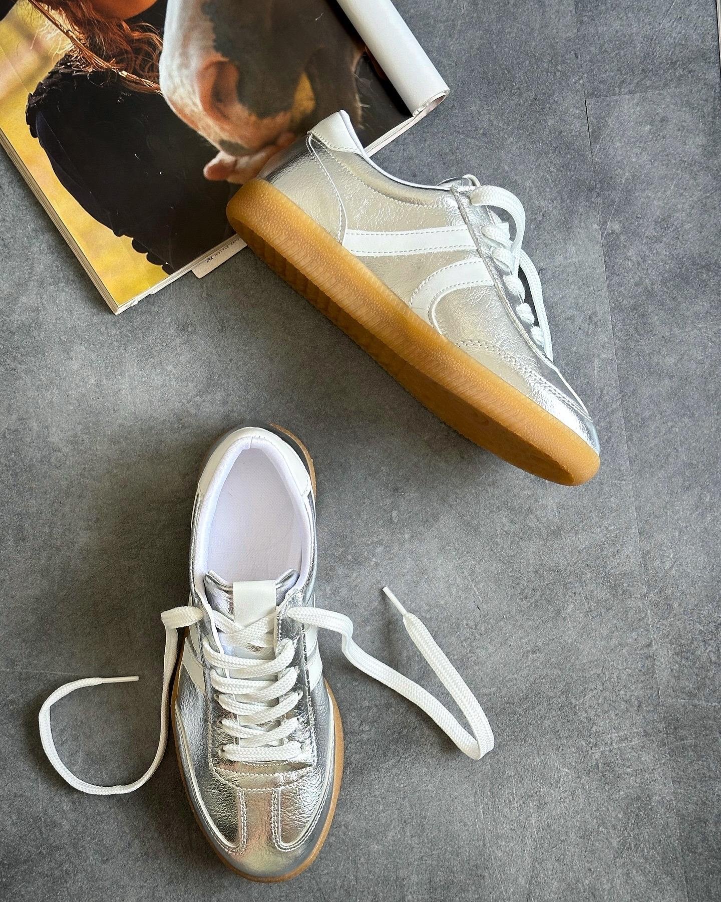 ZUUMSNEAKEROdin Kadın Sneaker - Gümüş & Beyaz