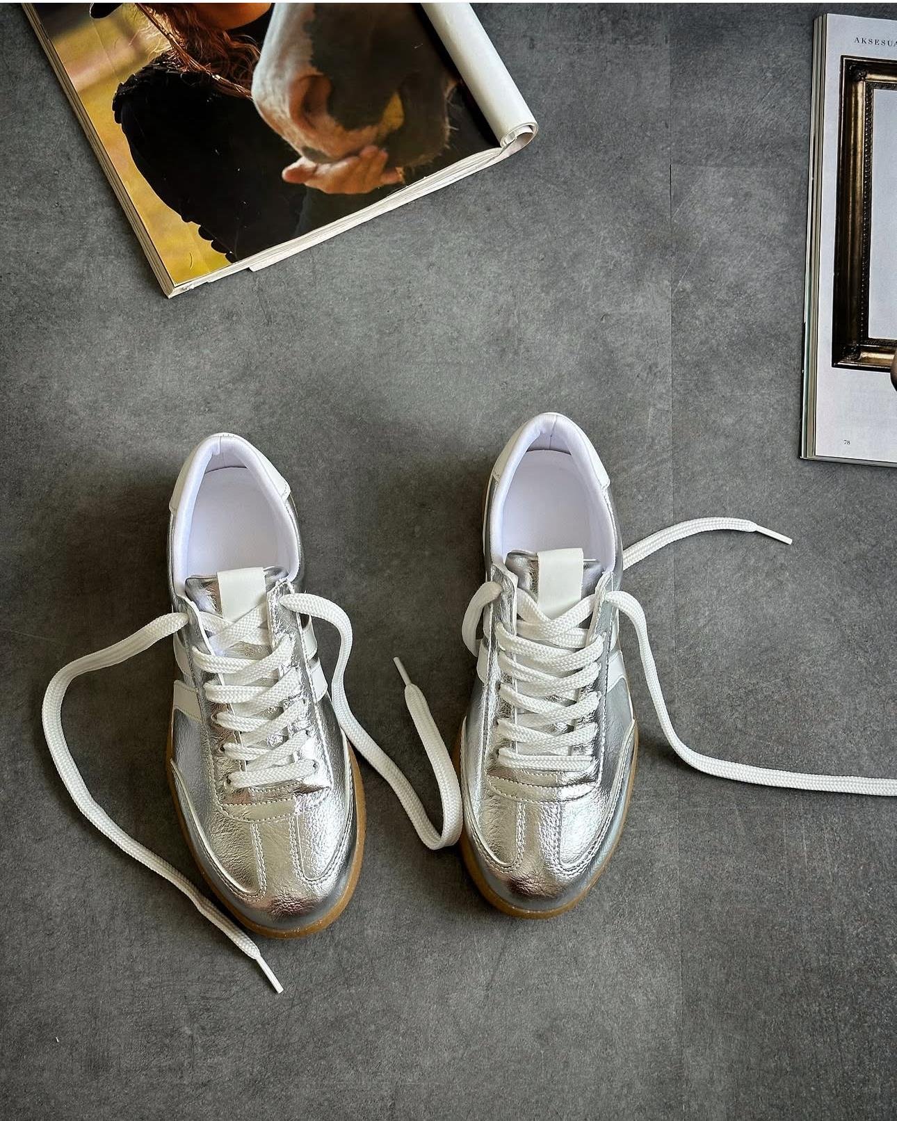 ZUUMSNEAKEROdin Kadın Sneaker - Gümüş & Beyaz