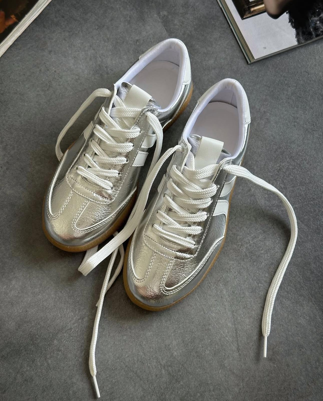 ZUUMSNEAKEROdin Kadın Sneaker - Gümüş & Beyaz