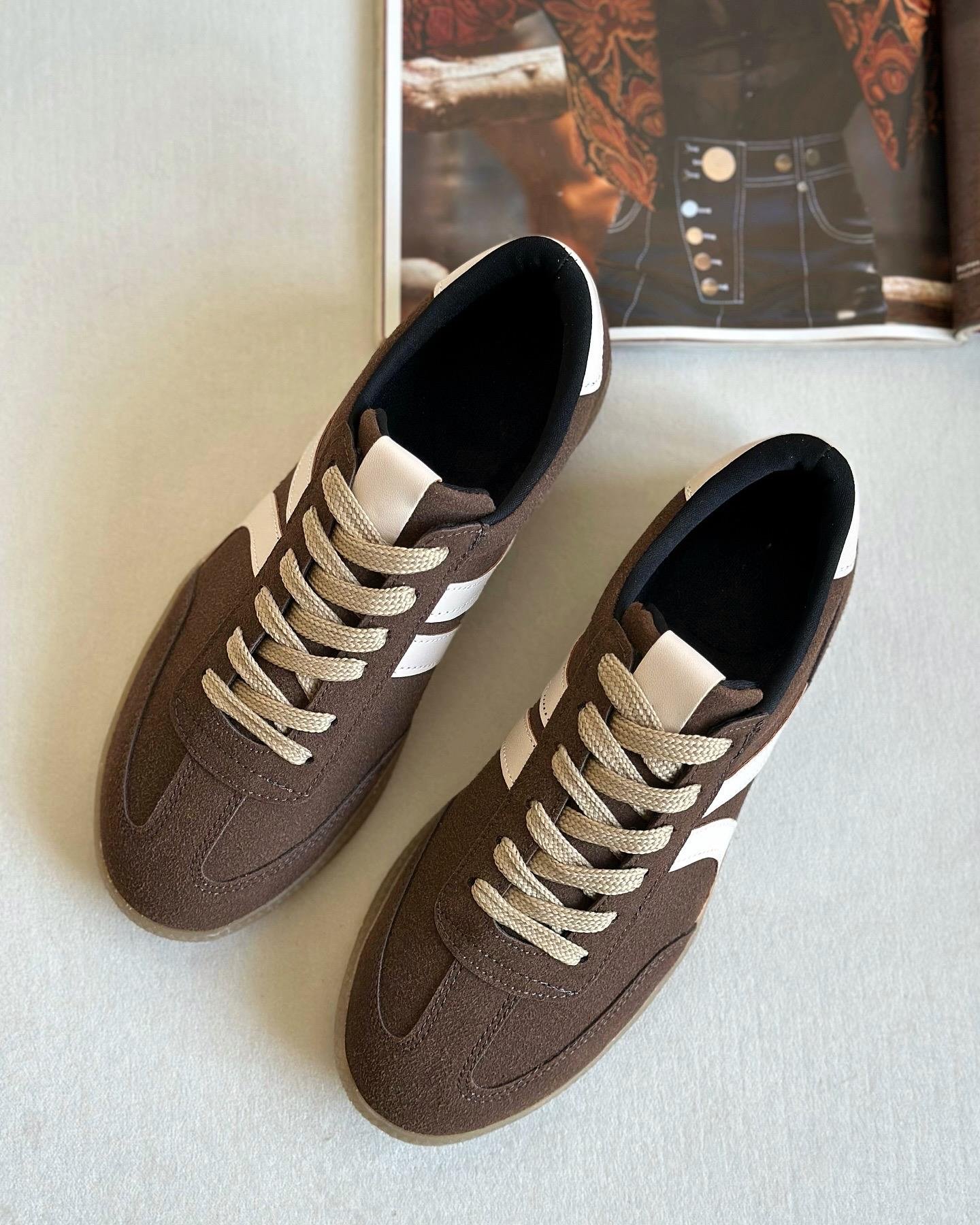 ZUUMSNEAKEROdin Kadın Sneaker - Kahve & Ten
