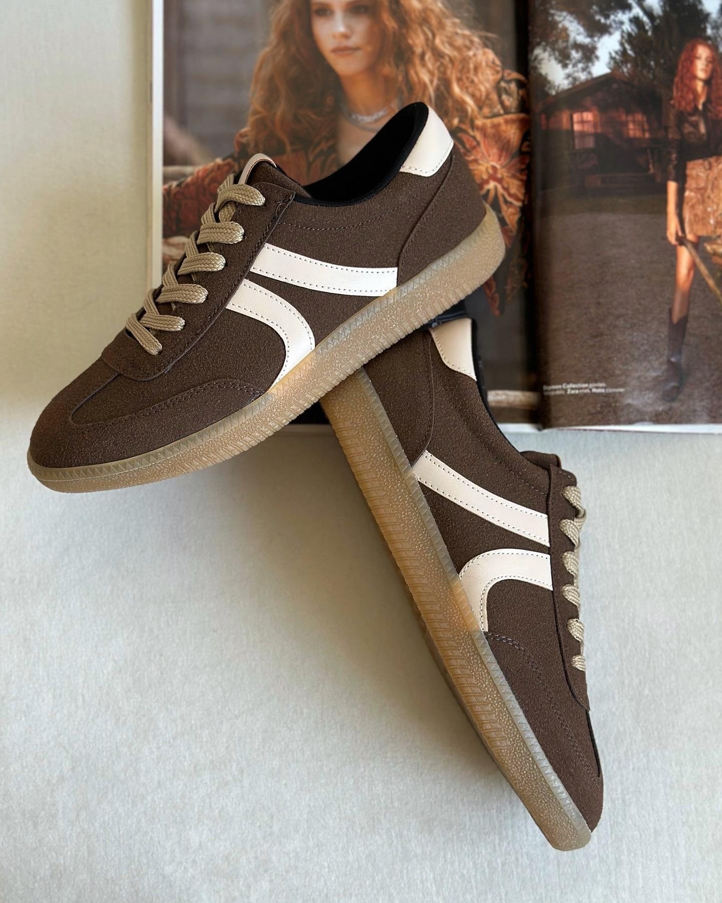 ZUUMSNEAKEROdin Kadın Sneaker - Kahve & Ten