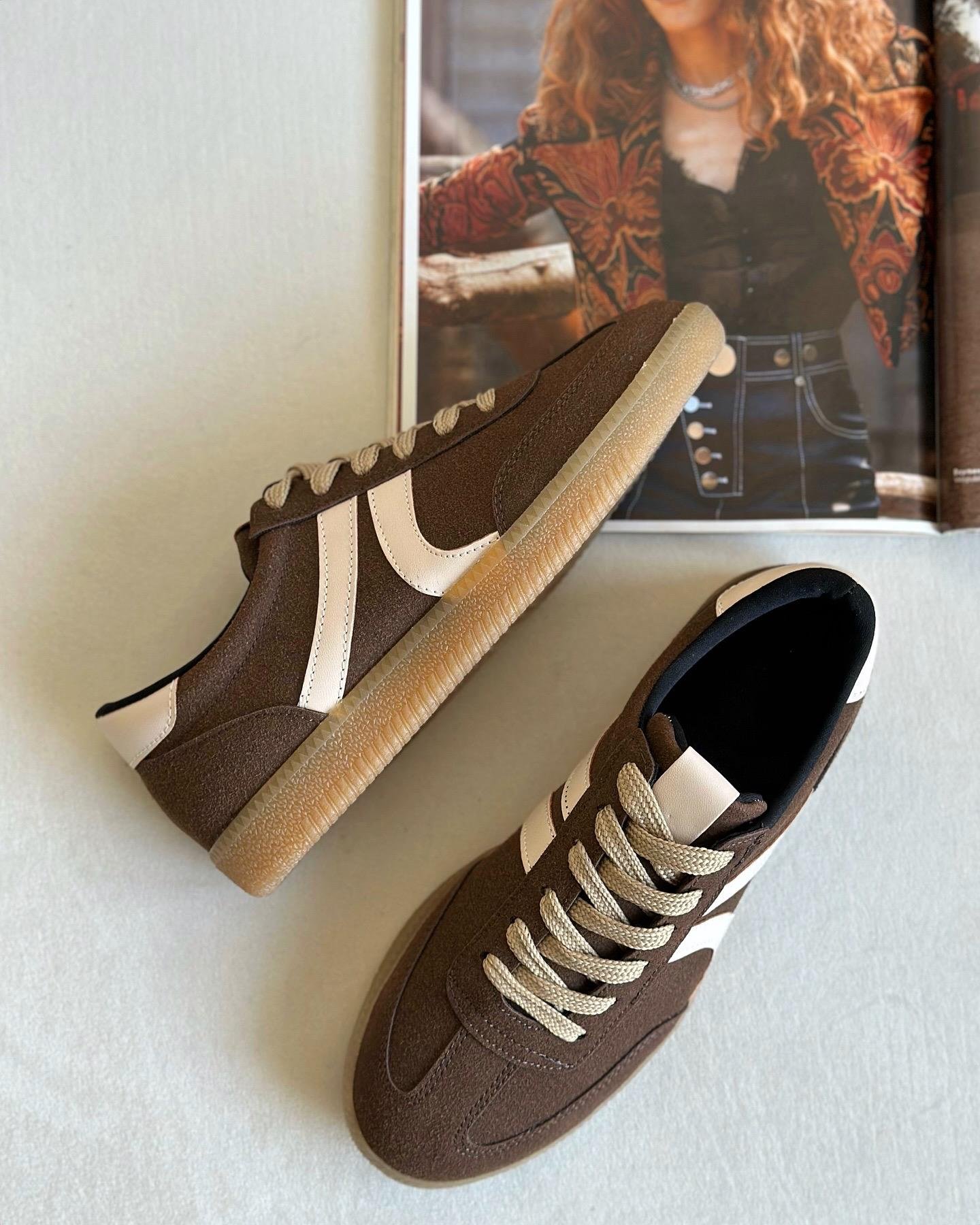 ZUUMSNEAKEROdin Kadın Sneaker - Kahve & Ten