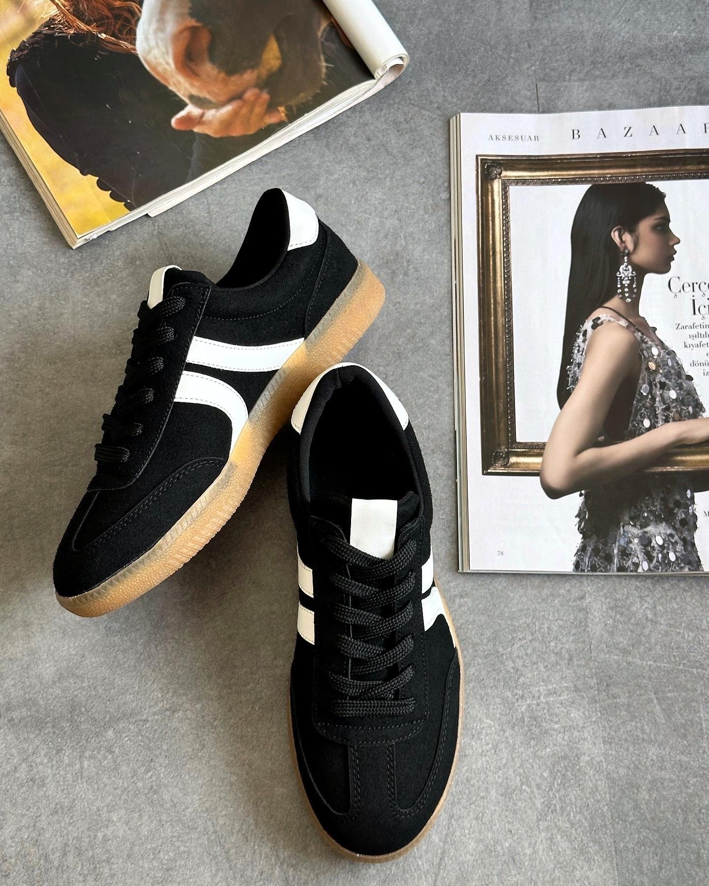 ZUUMSNEAKEROdin Kadın Sneaker - Siyah & Beyaz