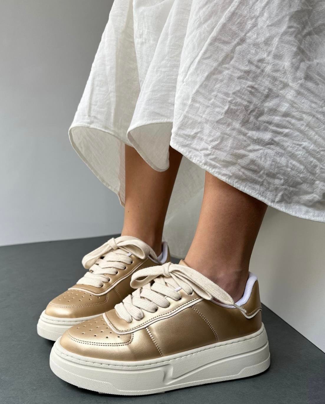 ZUUMSNEAKEROmra Kadın Sneaker - Altın