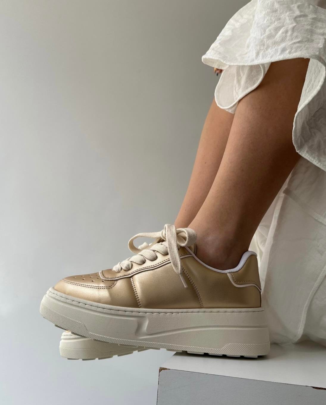 ZUUMSNEAKEROmra Kadın Sneaker - Altın
