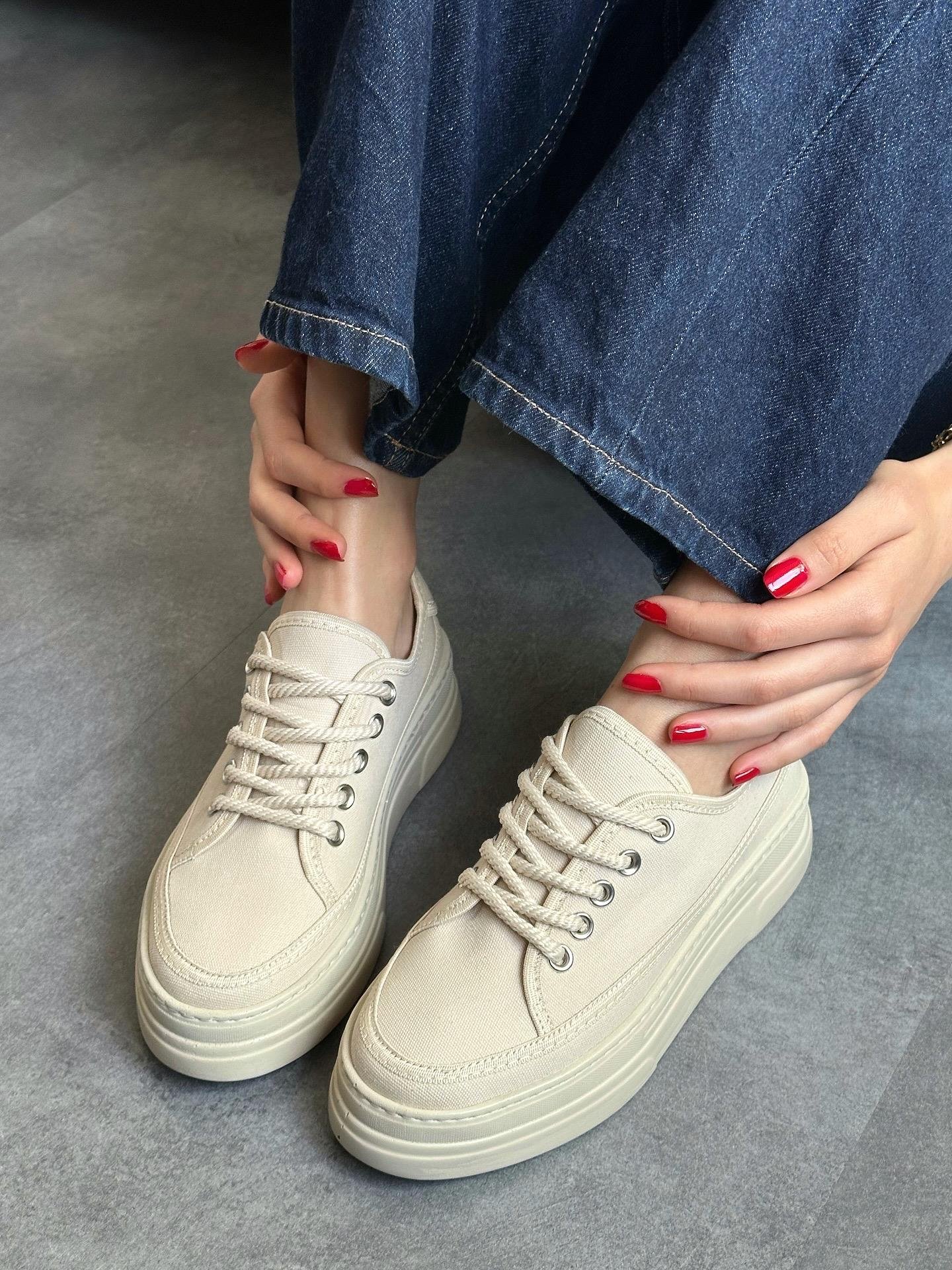 ZUUMSNEAKERPablo Günlük Kadın Sneaker - Bej