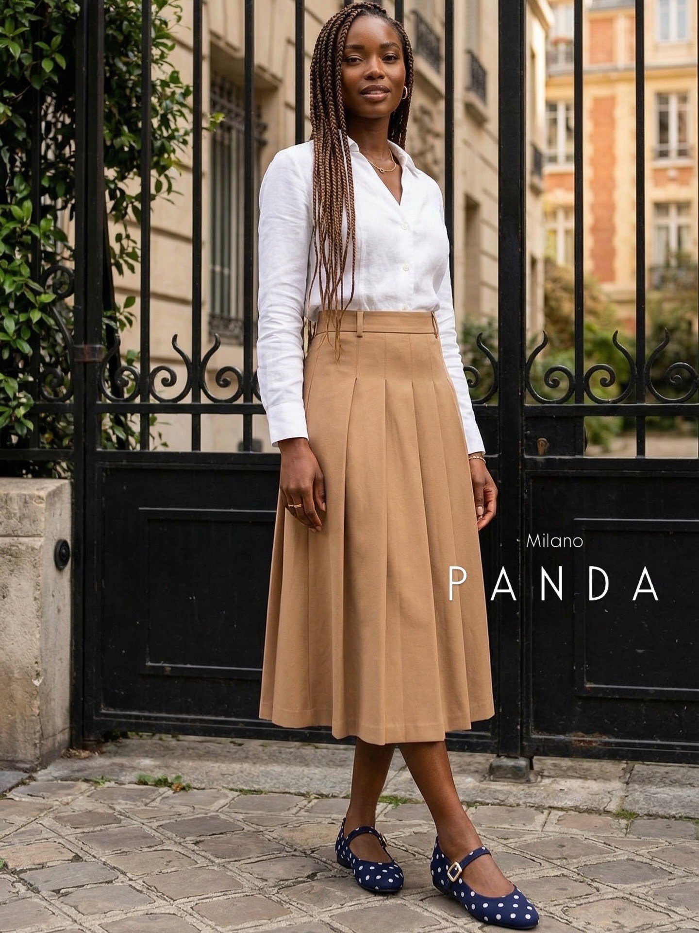 ZUUMBABET & LOAFERPanda Puantiyeli Mary Jane Style - Lacivert