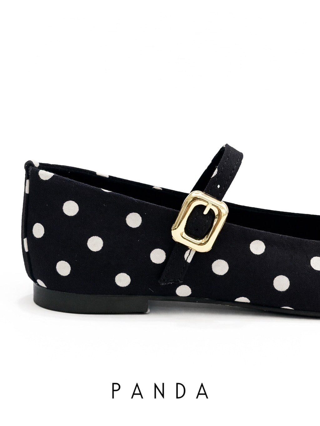 ZUUMBABET & LOAFERPanda Puantiyeli Mary Jane Style - Siyah