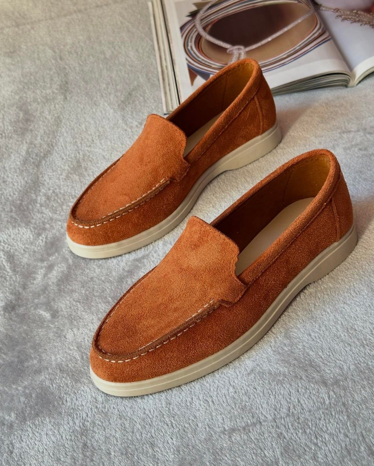 ZUUMMakosen & OxfordPiana Günlük Kadın Loafer - Taba Süet