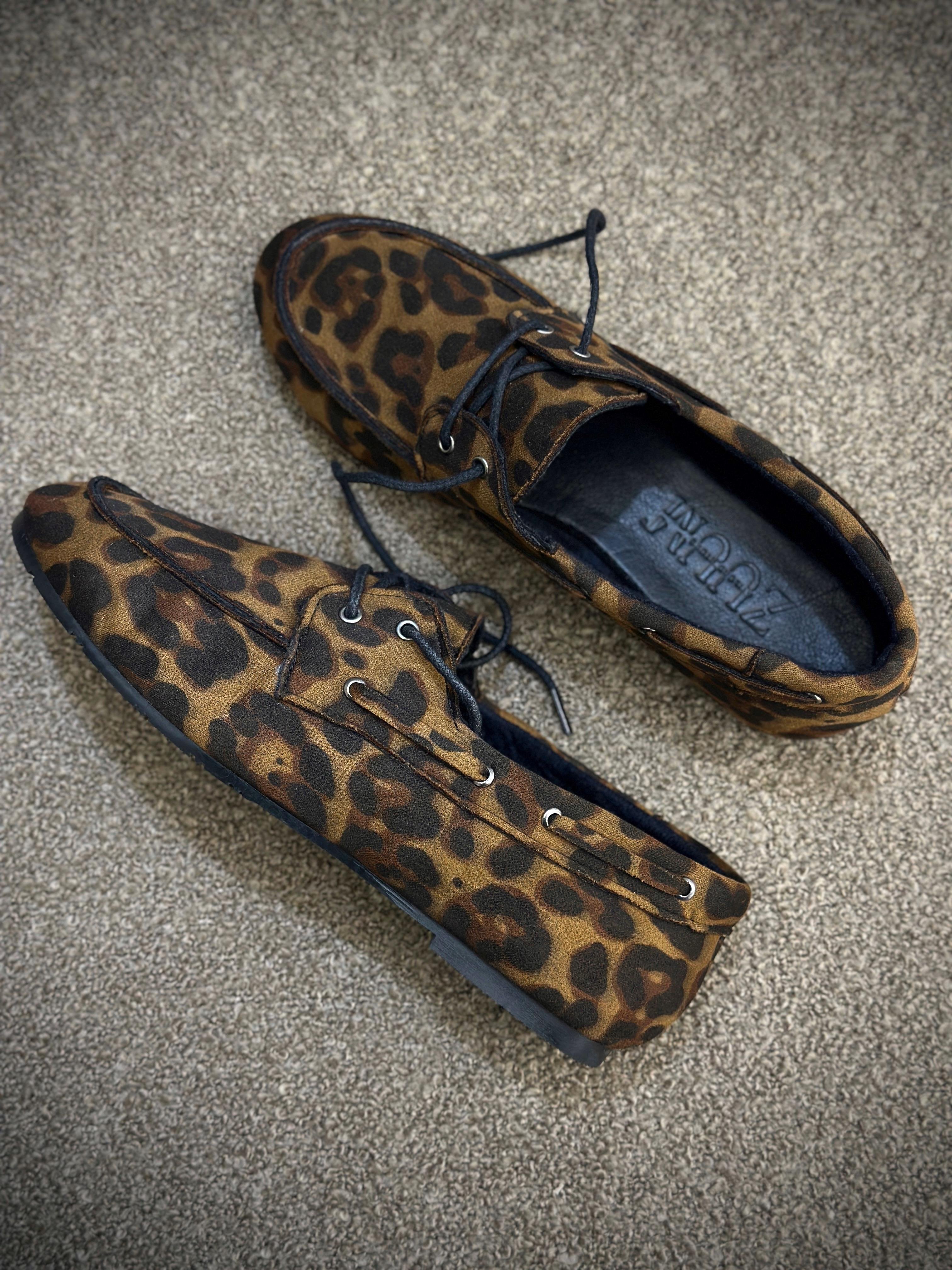 ZUUMMakosen & OxfordSamra Bağcıklı Makosen Kadın Ayakkabı - Leopar