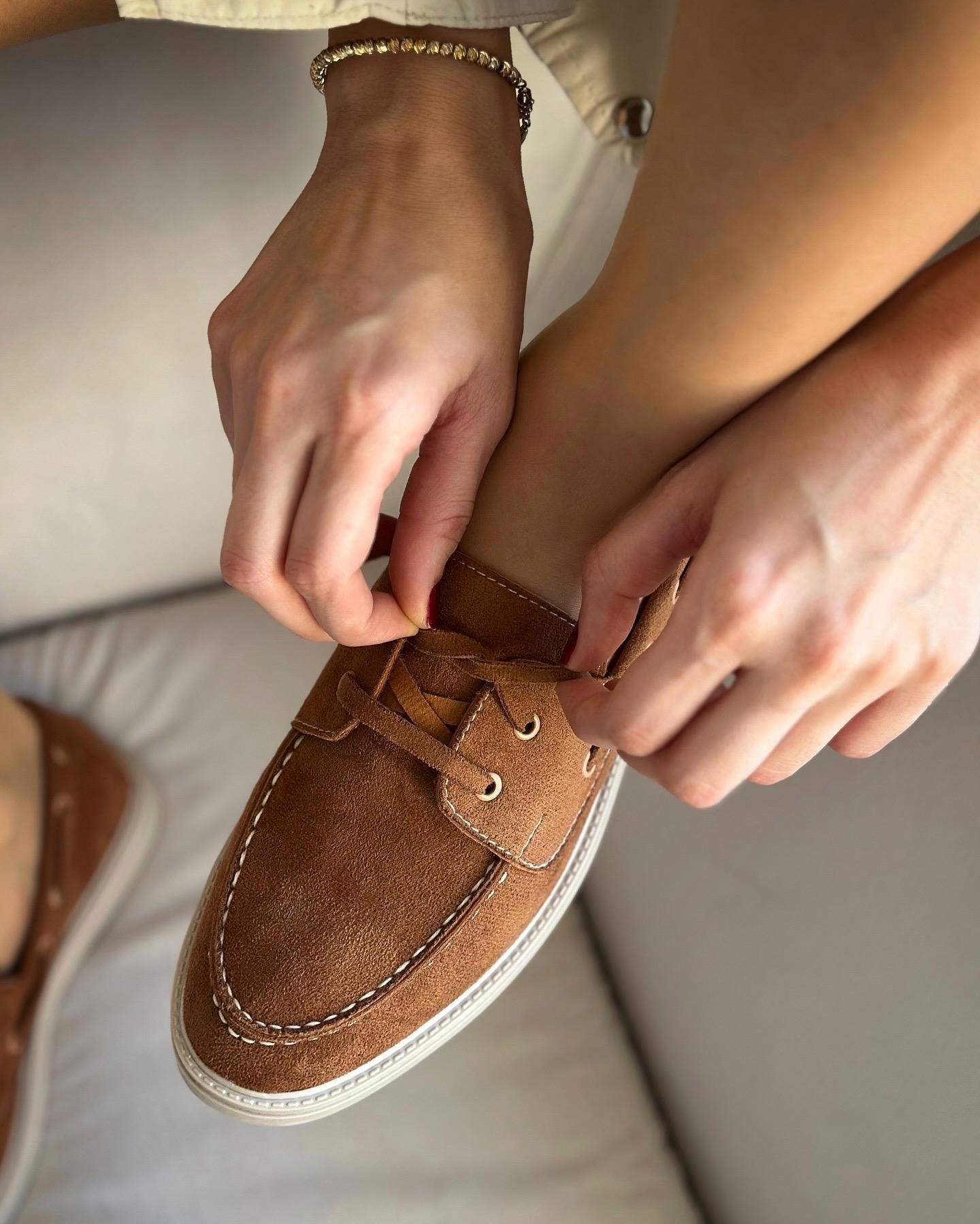 ZUUMMakosen & OxfordSebon Günlük Kadın Loafer - Taba Süet
