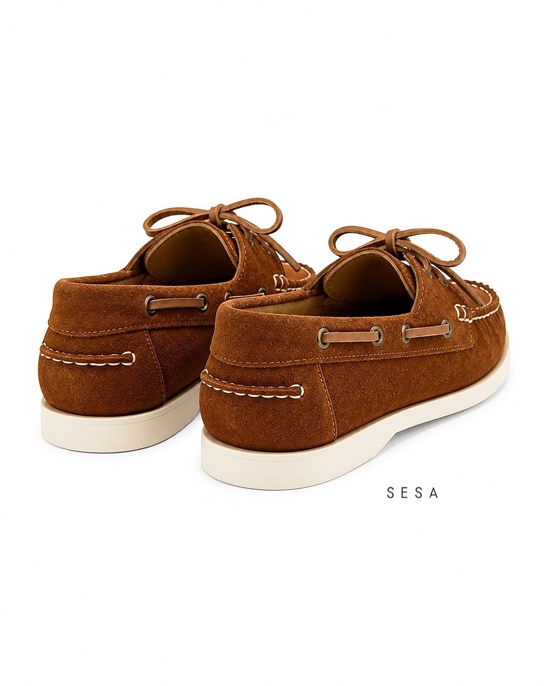 ZUUMBABET & LOAFERSesa % 100 Hakiki Deri/Süet Bağcıklı Kadın Loafer Ayakkabı - Taba Süet