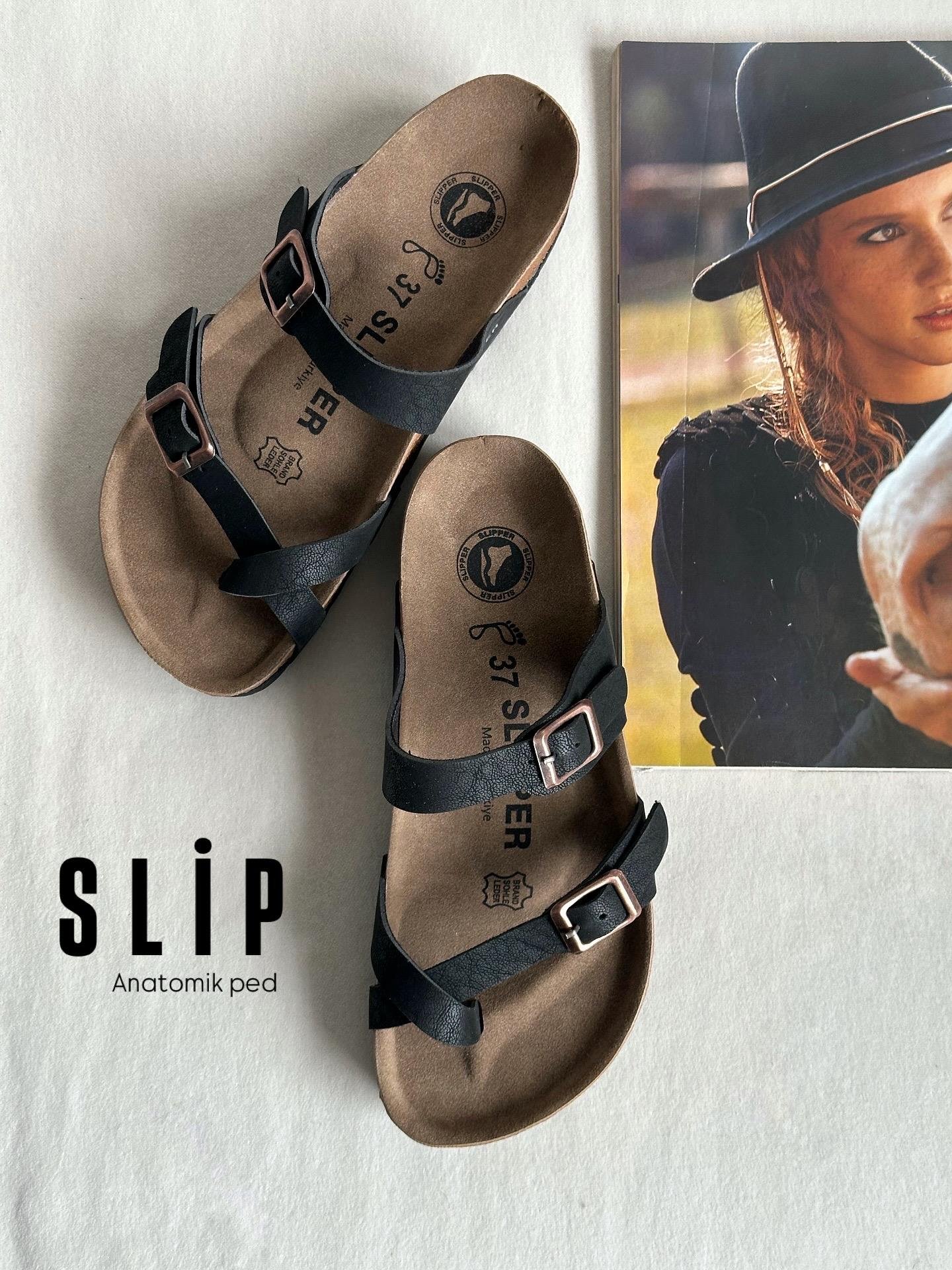 ZUUMSANDALET & TERLİKSlip Tek Parmak Kadın Terlik - Siyah