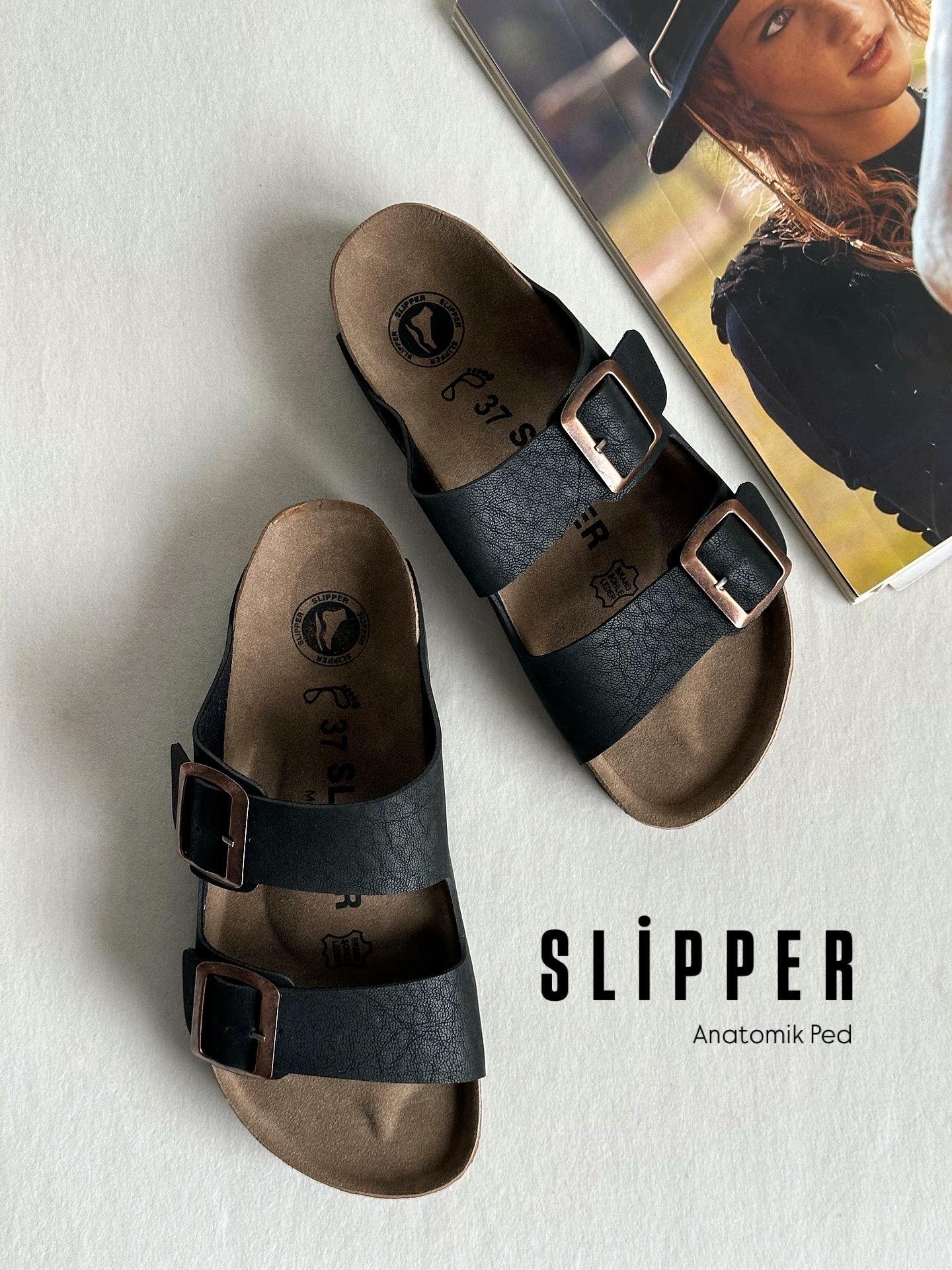 ZUUMSANDALET & TERLİKSlipper Tokalı Kadın Terlik - Siyah